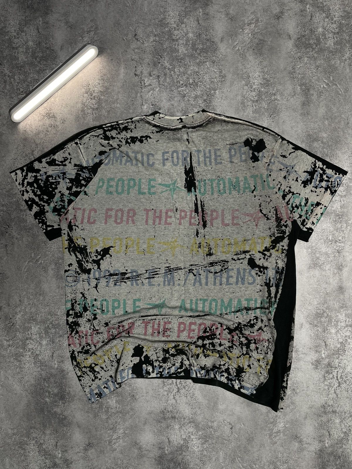 Band Tees Vtg 1992 R.E.M. Automatic Full Print Graphic Tee Size US XL / EU 56 / 4 - 11 Thumbnail