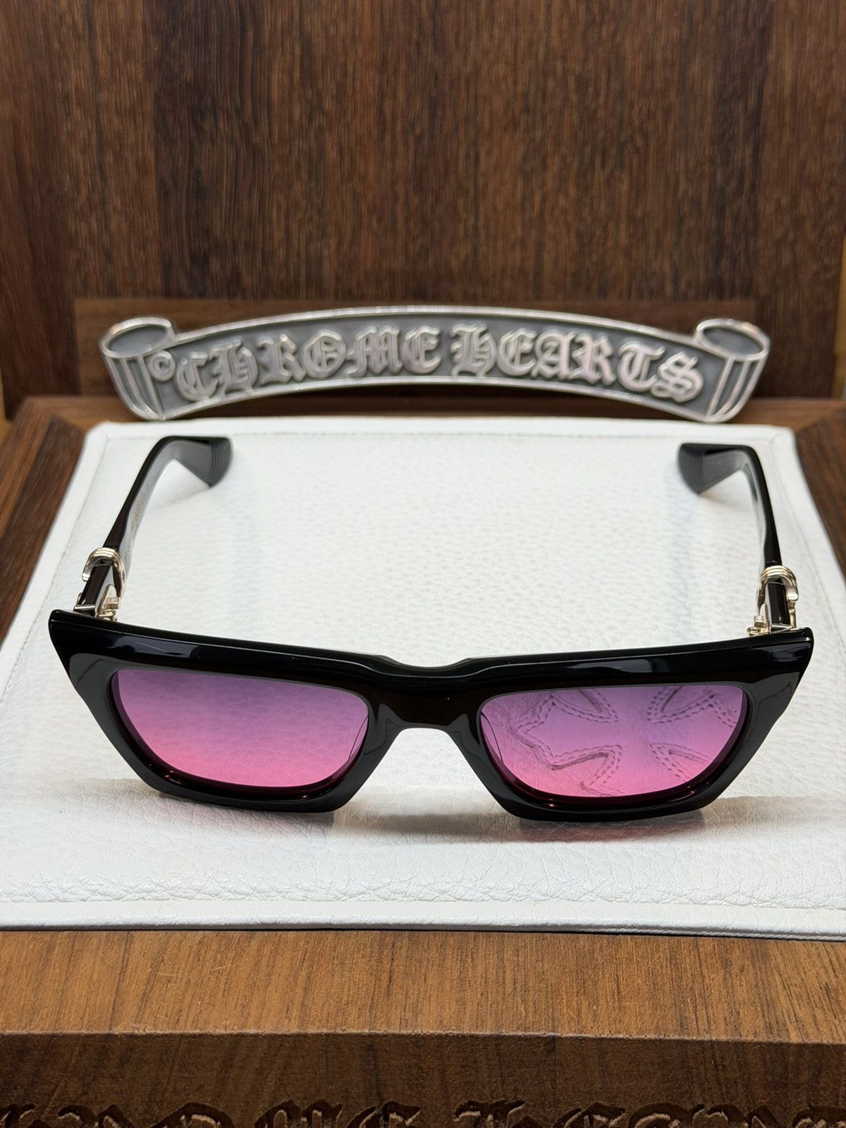 Chrome Hearts Chrome Hearts Cliterally Sunglasses Size ONE SIZE - 9 Thumbnail