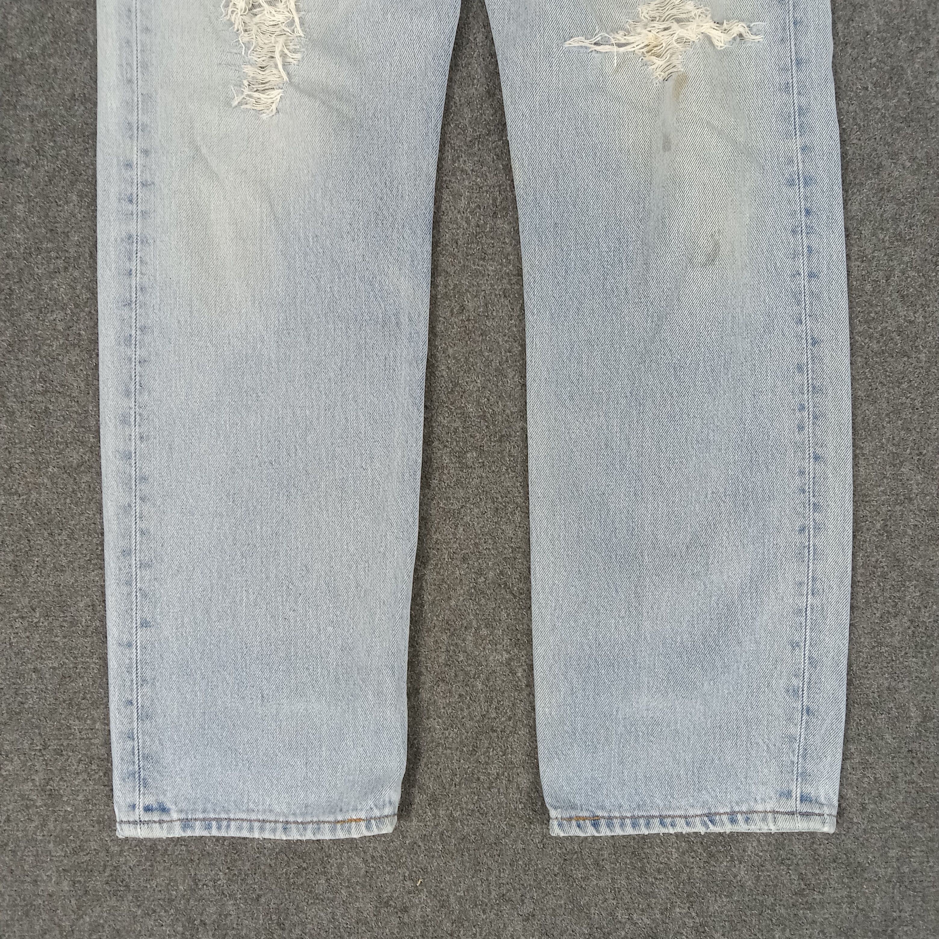 Levi's × Vintage Levi's American Distressed Style Denim Jeans Size US 30 / EU 46 - 5 Thumbnail