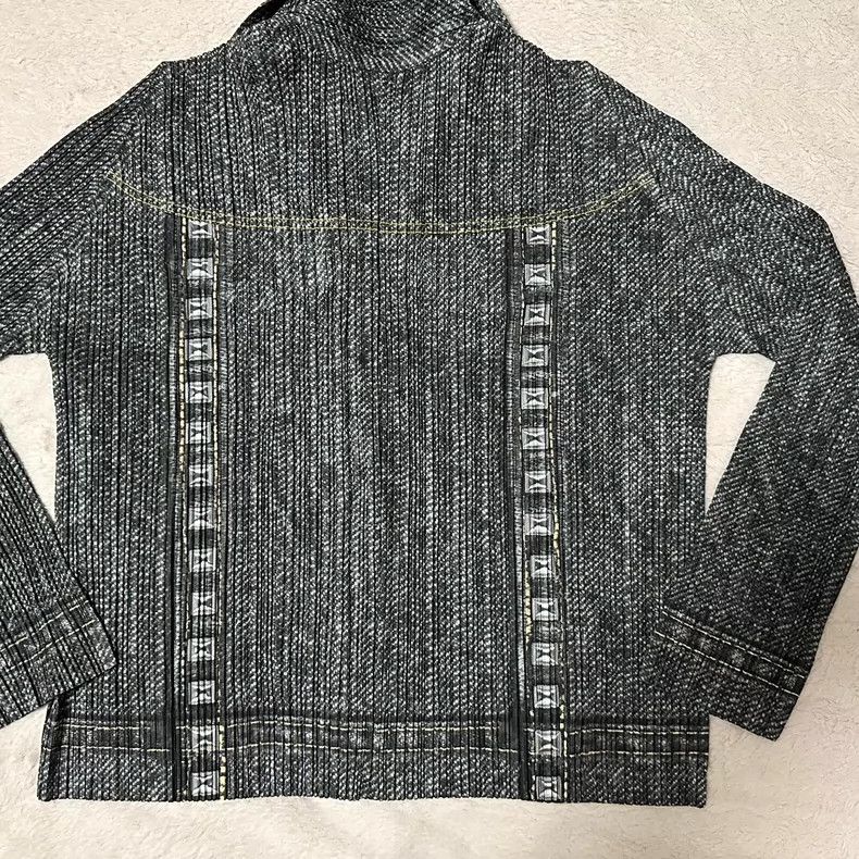Issey Miyake Issey Miyake size:3 Black denim jacket Size S / US 4 / IT 40 - 2 Thumbnail