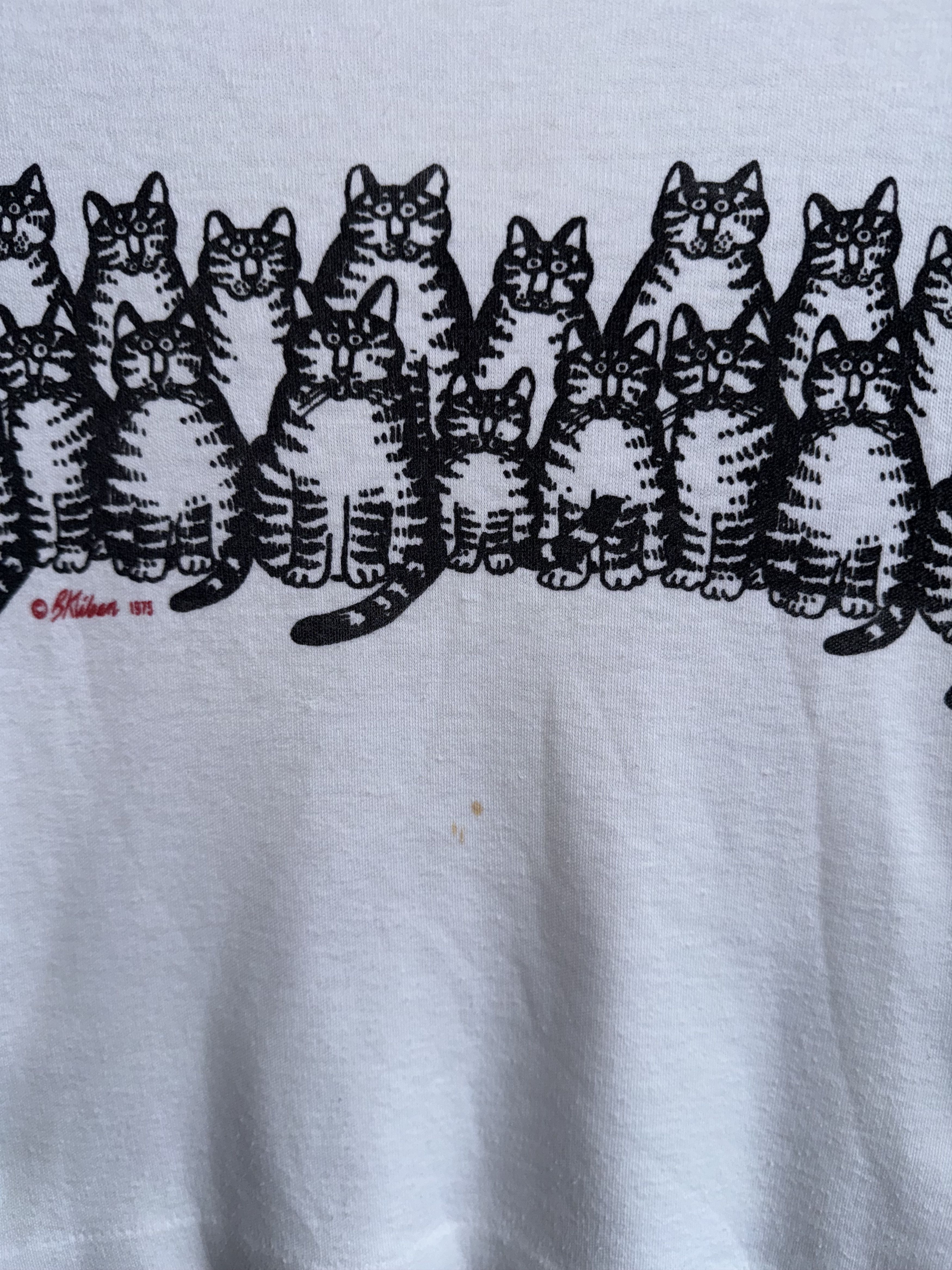 Vintage Cats Full Print 1975's Vintage Crazy Shirt Size S / US 4 / IT 40 - 4 Thumbnail