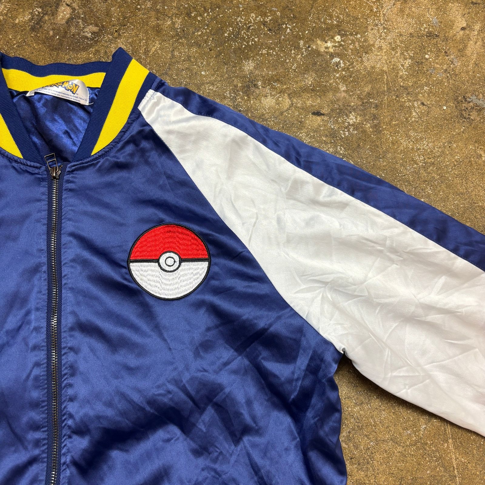 Nintendo × Pokemon Pokemon Pikachu Satin Bomber Sukajan Jacket Men's M Nintendo Size US M / EU 48-50 / 2 - 4 Thumbnail