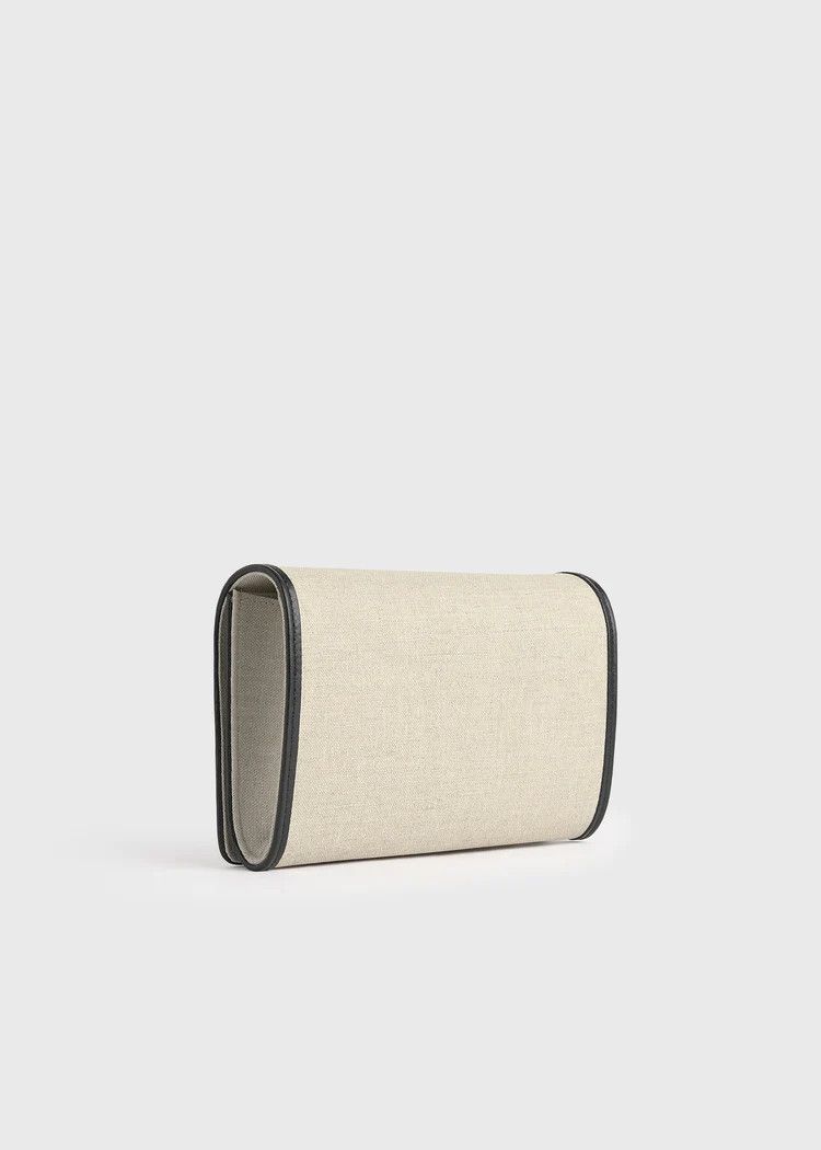 Toteme os11x0726 Size: OS / T-Flap Envelope in Ecru/Black Size ONE SIZE - 9 Thumbnail
