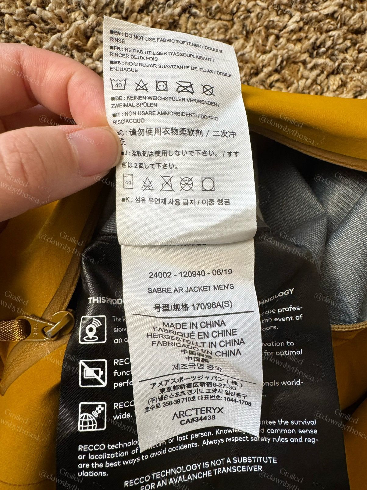 Arc'teryx Arcteryx Sabre AR jacket Size US S / EU 44-46 / 1 - 9 Thumbnail