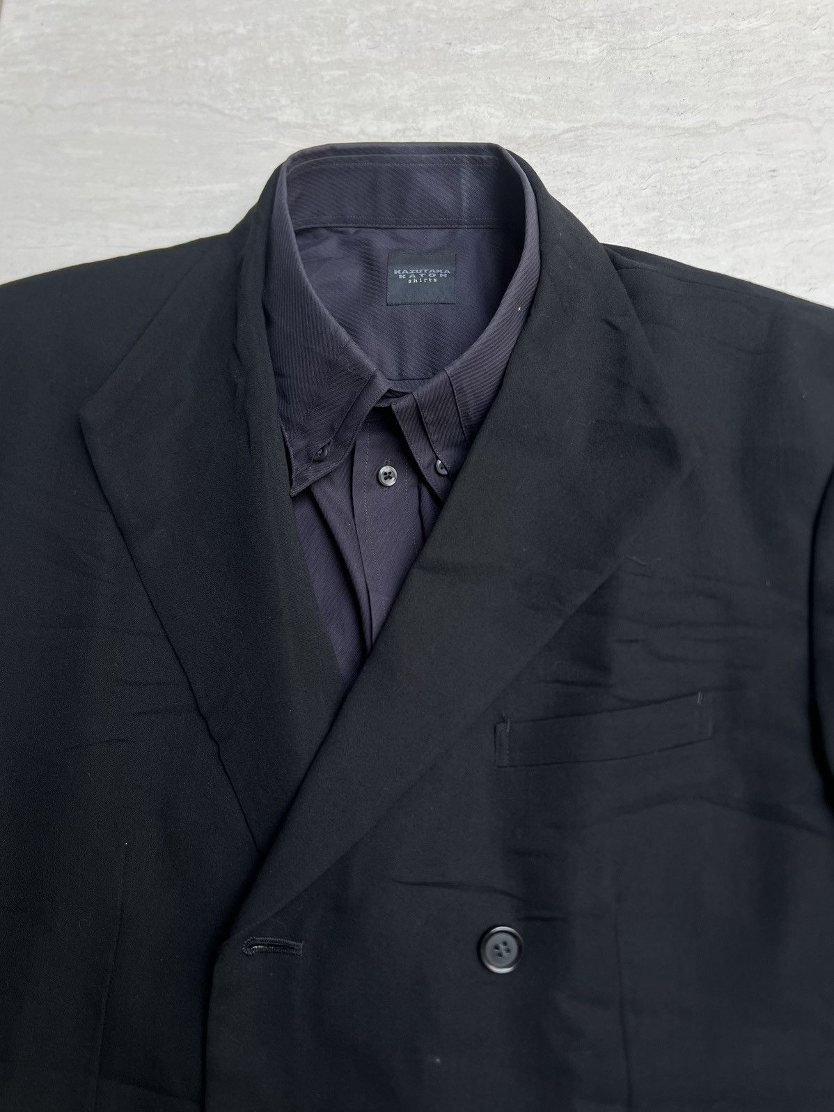 Tete Homme TETE HOMME x KAZUTAKA KATOH Shirt Suit Size 52L - 3 Thumbnail