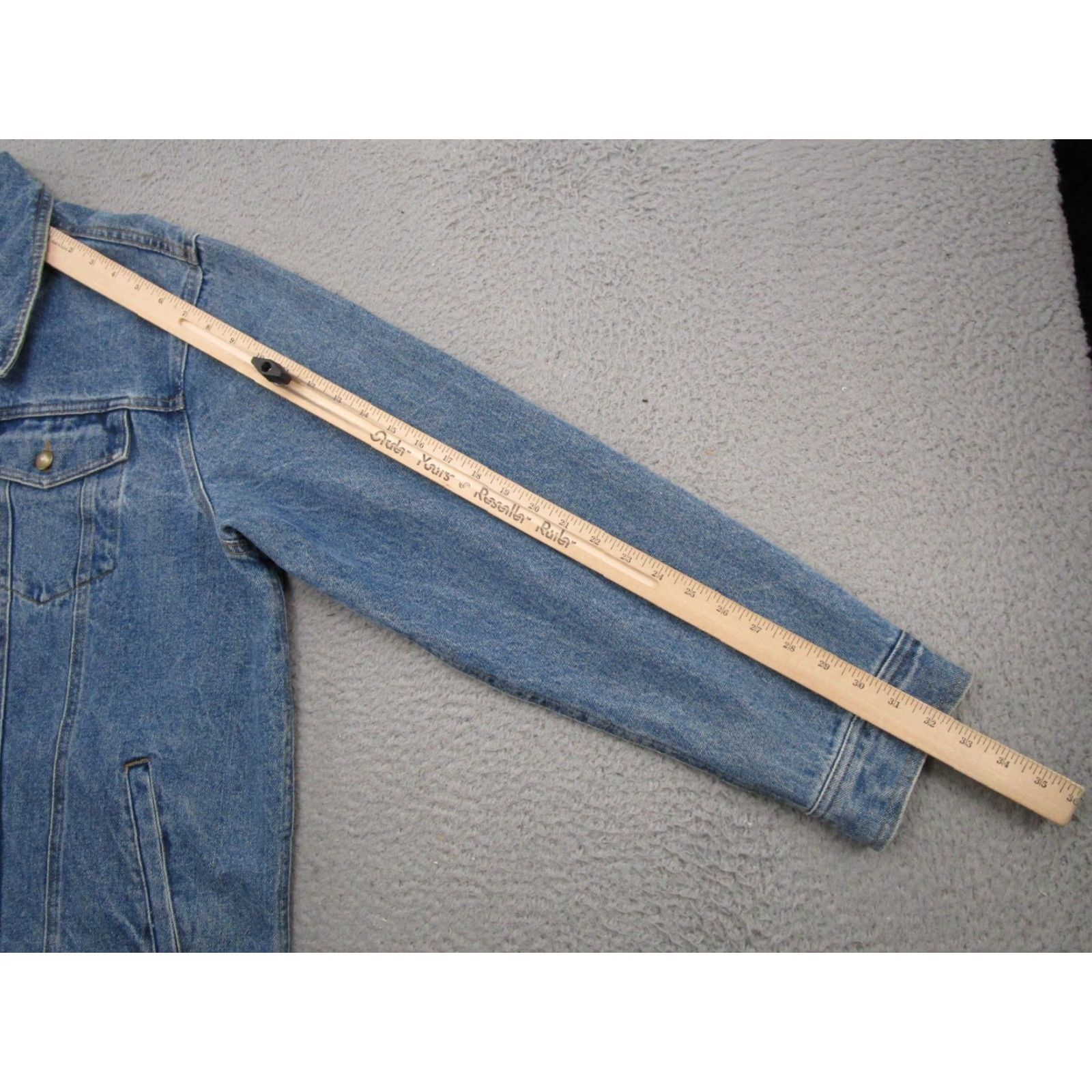 Denime VINTAGE Work n Sport Blue Denim Button Up Jacket Mens XLT Size Big & Tall Western Trucker Read Size US XL / EU 56 / 4 - 7 Thumbnail