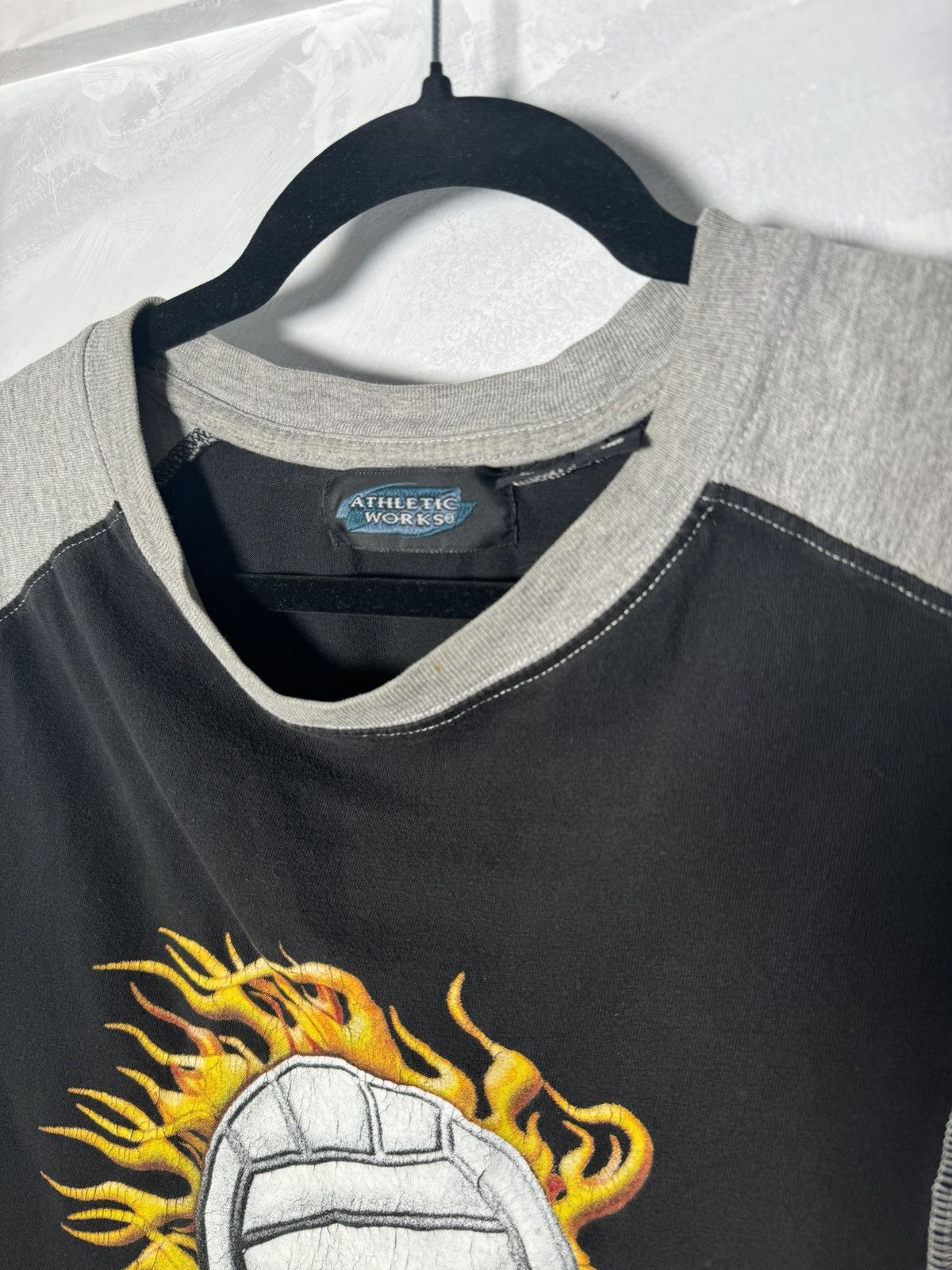 Vintage Athletic Works Volleyball Flame Bully 90s Archive Tank Size US L / EU 52-54 / 3 - 3 Thumbnail