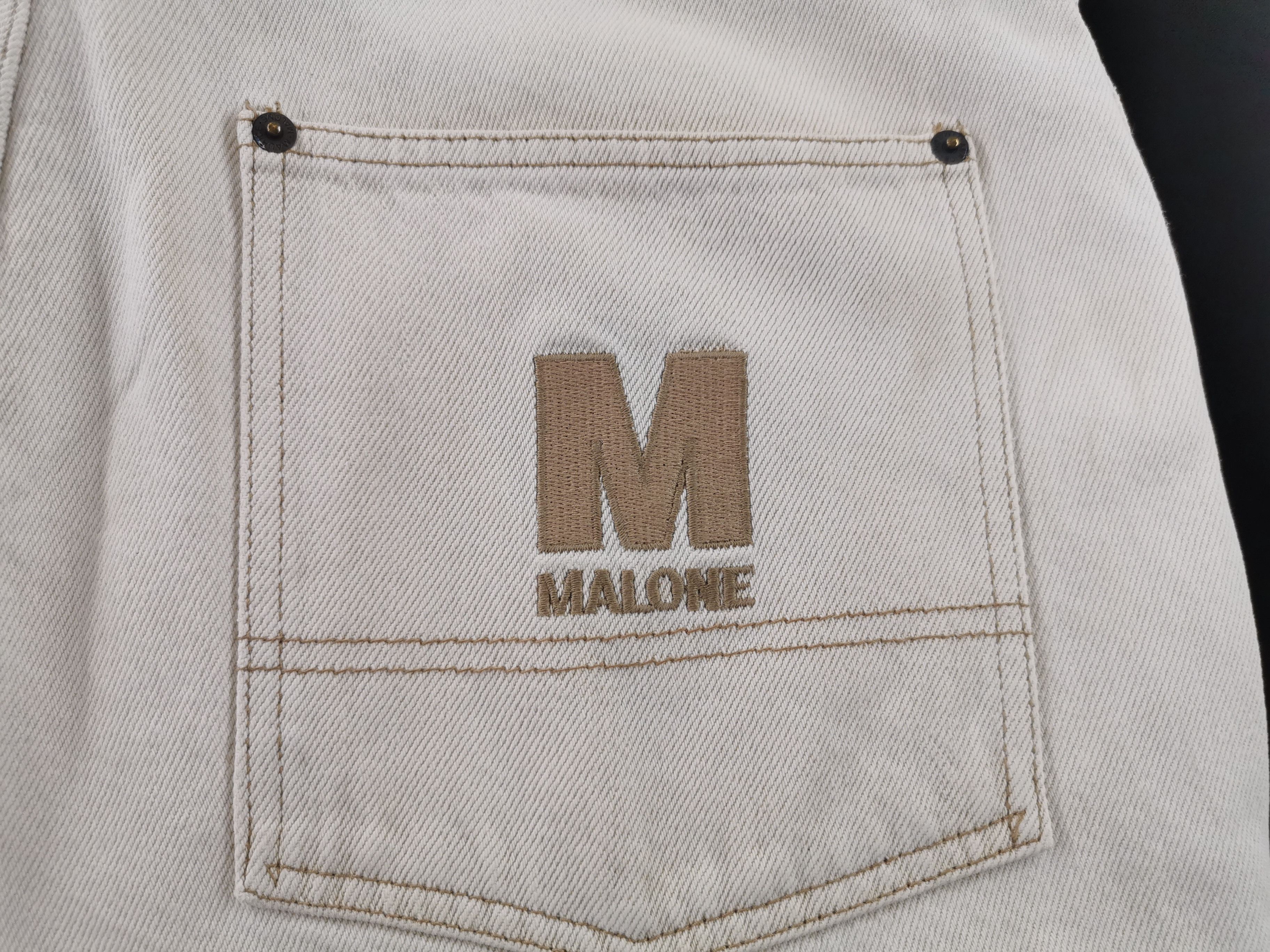 Designer Distressed Maurice Malone Denim Jeans Size 34 Size US 34 / EU 50 - 6 Thumbnail