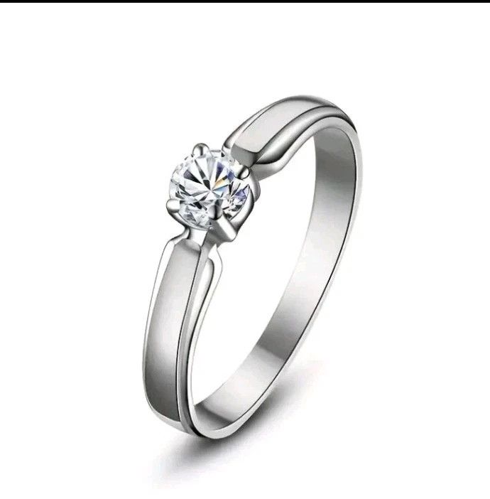 Other Cubic Zirconia Women's Wedding Engagement Ring Size 7 Size ONE SIZE - 4 Thumbnail