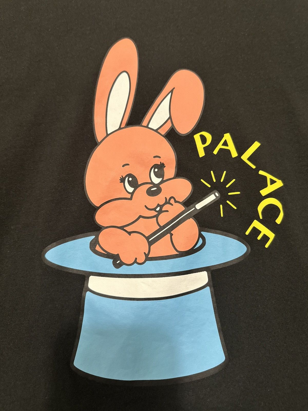 Palace PALACE BUNNY T-SHIRT BLACK SIZE MEDIUM Size US M / EU 48-50 / 2 - 5 Thumbnail