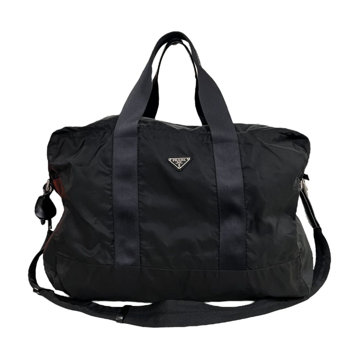 Pre-owned Prada Tessuto Nylon Duffle Bag