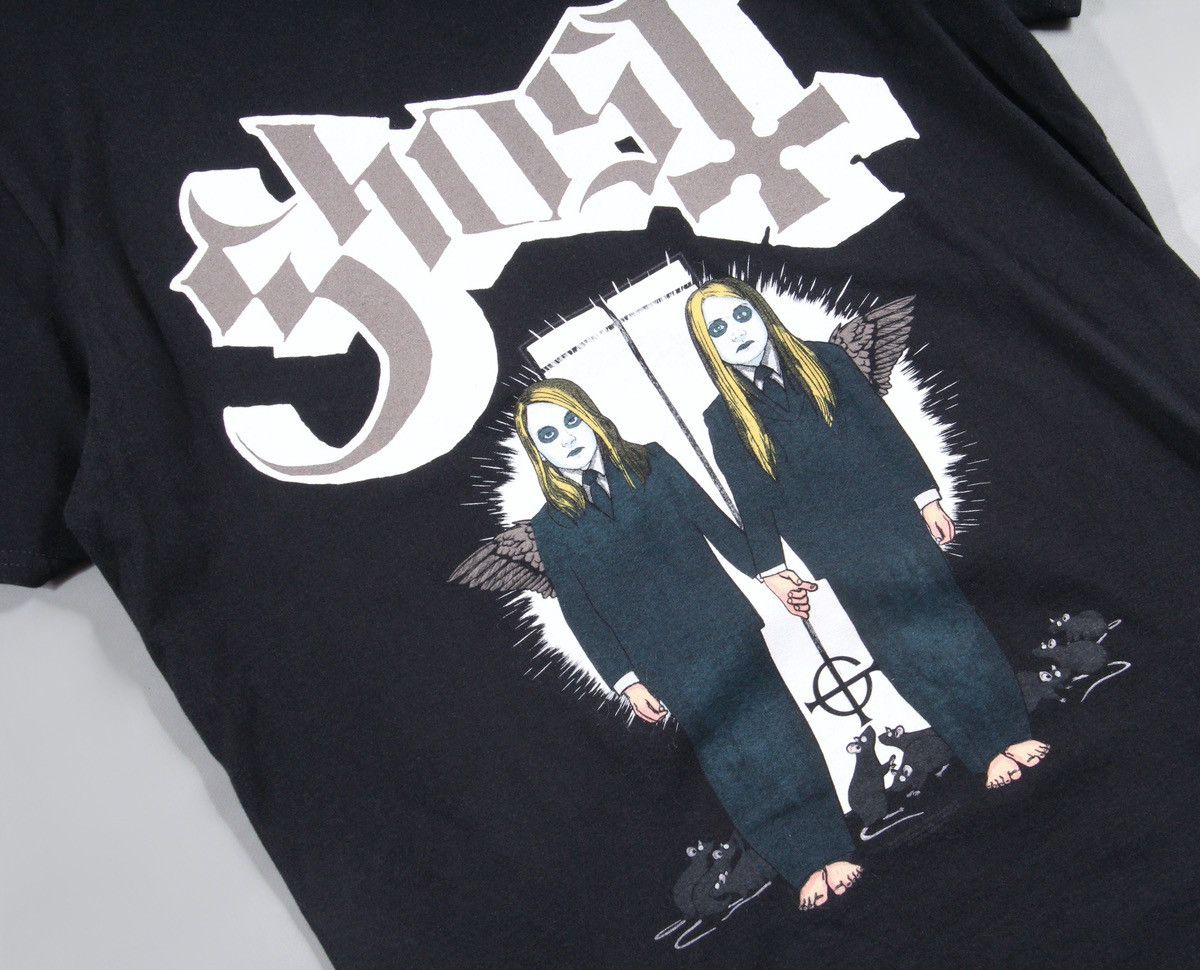 Band Tees Ghost Metal Rock Horror Black Tee T Shirt Vintage Tour M Size US M / EU 48-50 / 2 - 3 Thumbnail