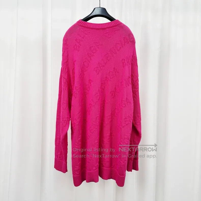 Balenciaga Balenciaga Full Print Barrage Jacquard Knit Sweater Size US S / EU 44-46 / 1 - 2 Thumbnail