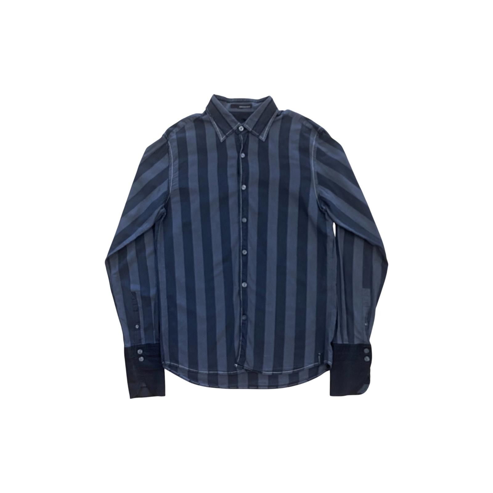 Other Armand Basi Y2K 2003 Striped Button Up Grey XL Size US XL / EU 56 / 4 - 1 Thumbnail