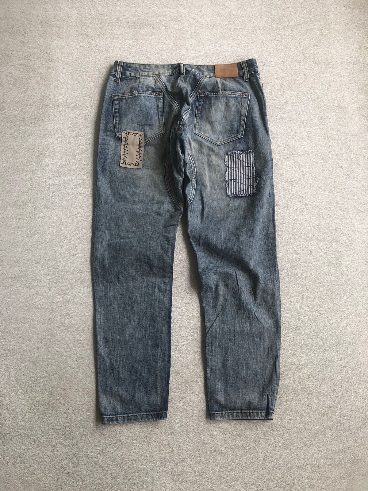 Japanese Brand FDMTL Elf sack patchwork denim Size US 31 - 7 Thumbnail
