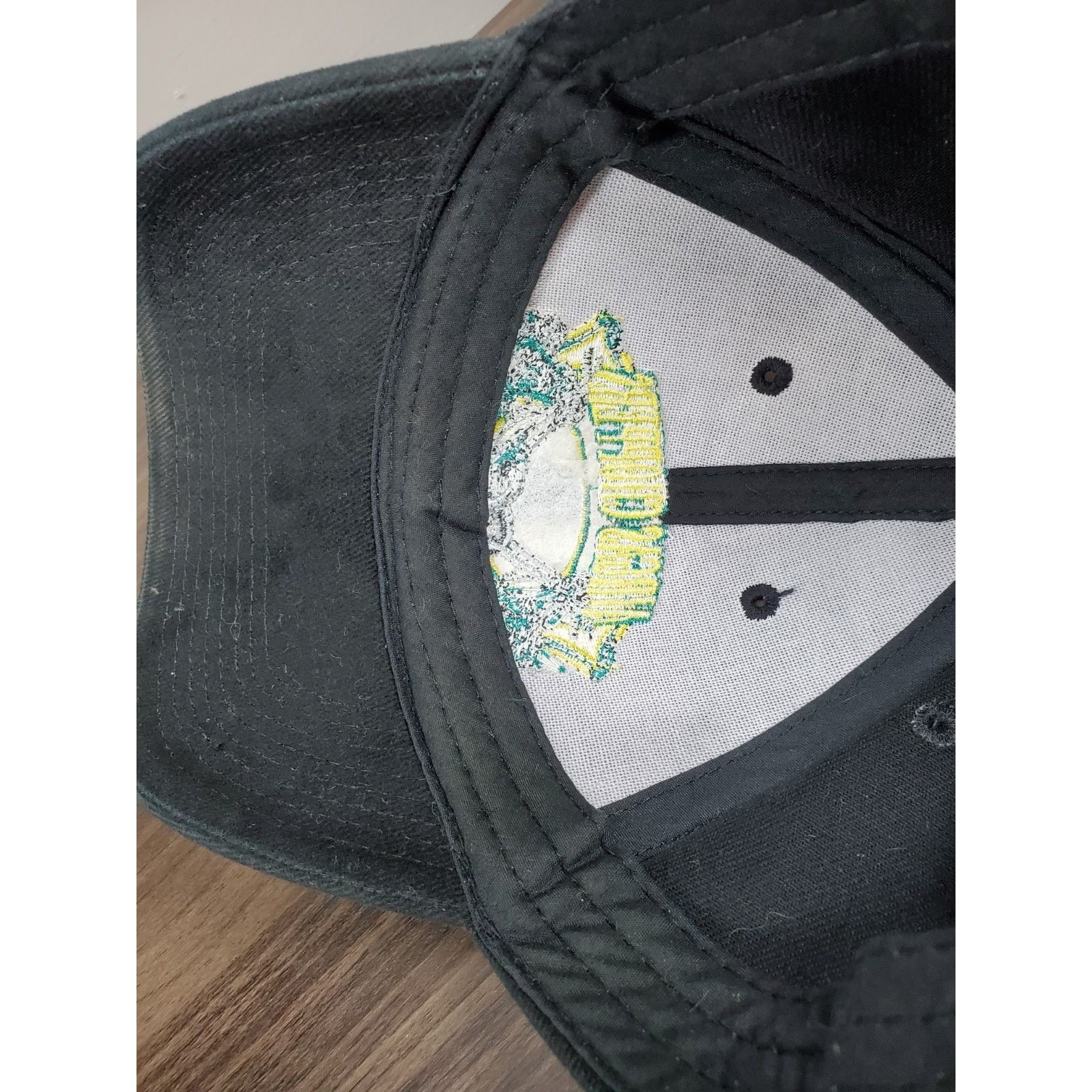 Vintage Airgas Choppers Motorcycle Hat Strap Back Cap Adjustable Size ONE SIZE - 11 Thumbnail
