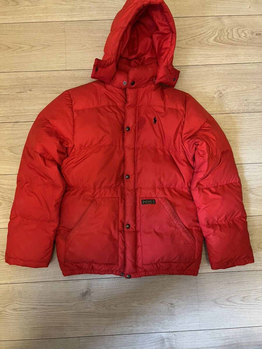 Polo Ralph Lauren Polo Ralph Lauren Red Puffer Jacket Size US XL / EU 56 / 4 - 1 Thumbnail
