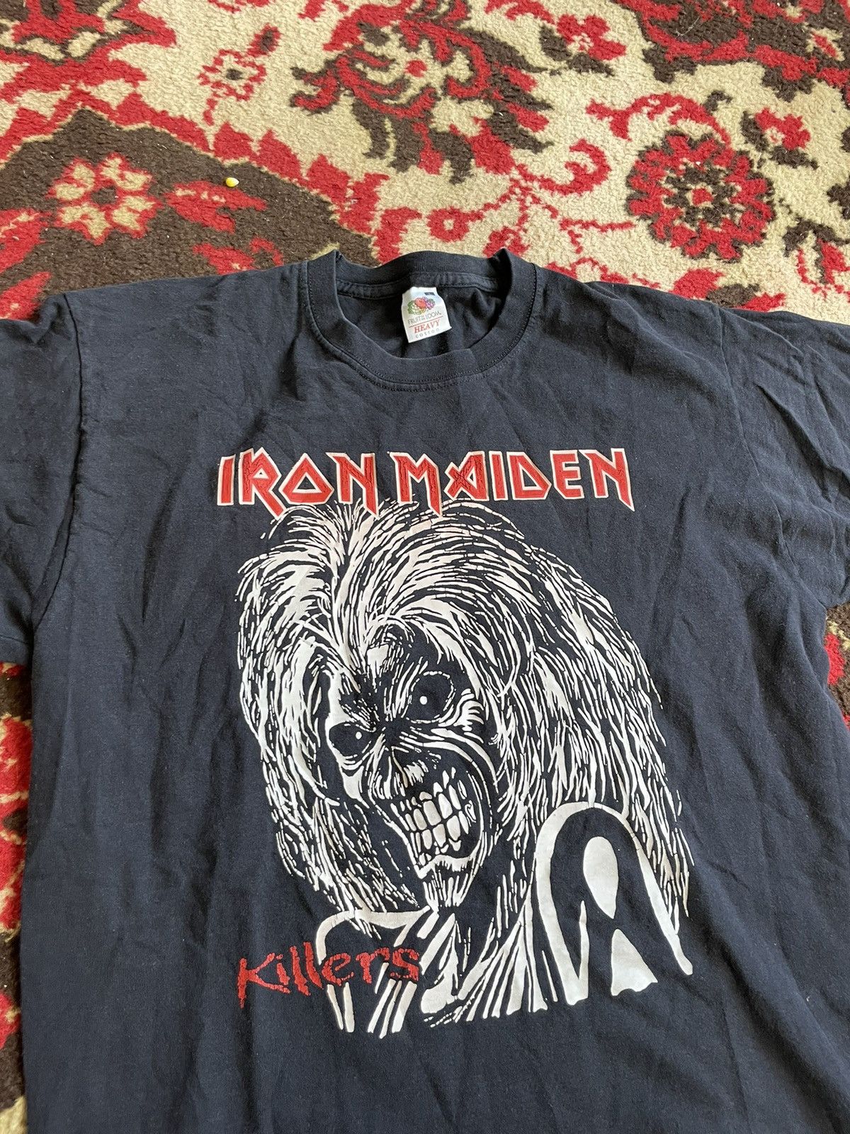 Band Tees × Iron Maiden Iron Maiden Killers Vintage Logo Band Tee T Shirt Size L Size US L / EU 52-54 / 3 - 2 Thumbnail