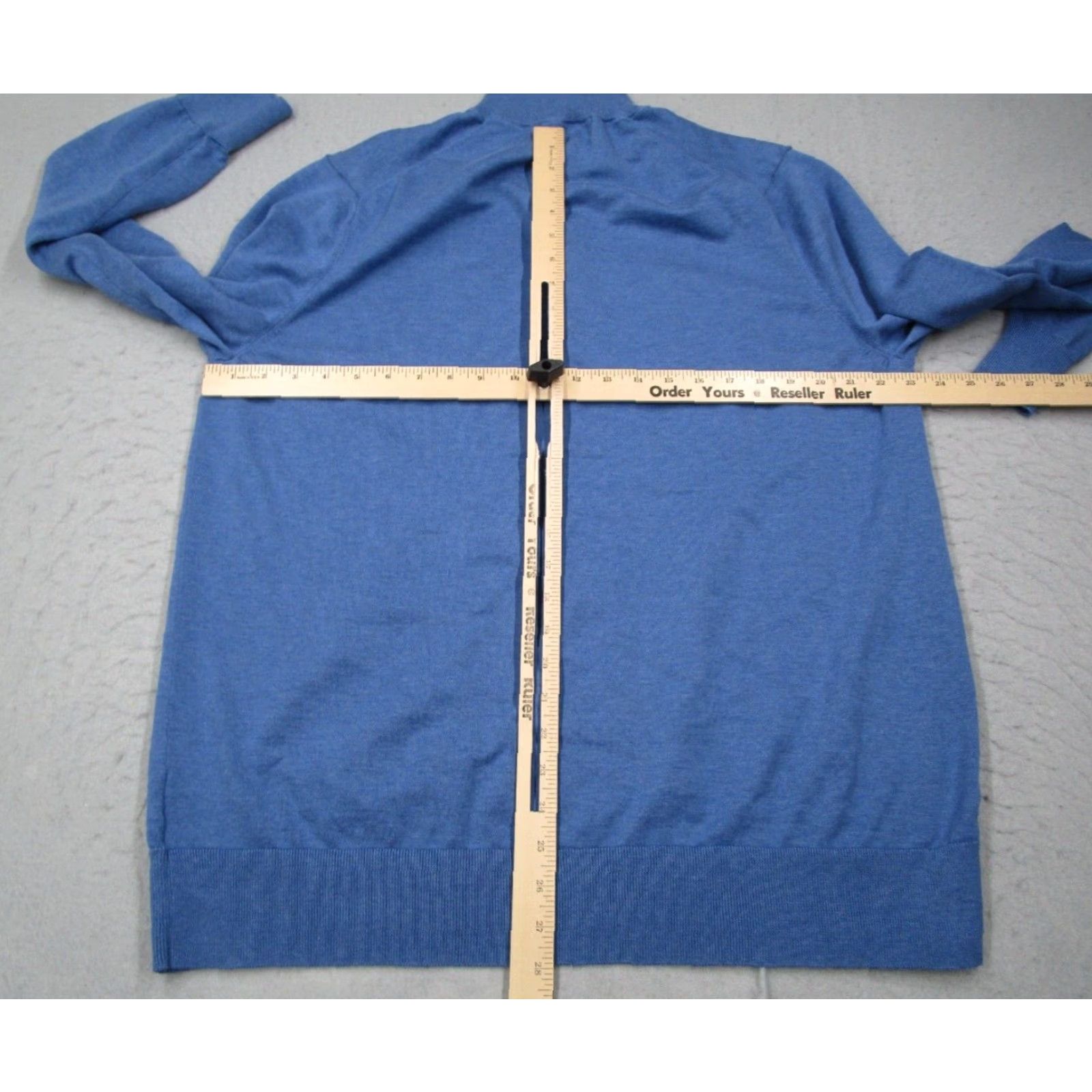 Brooks Brothers Brooks Brothers Sweater Men 2XL Blue Supima Cotton 1/4 Zip Pullover Knit Mens Size US XXL / EU 58 / 5 - 5 Thumbnail