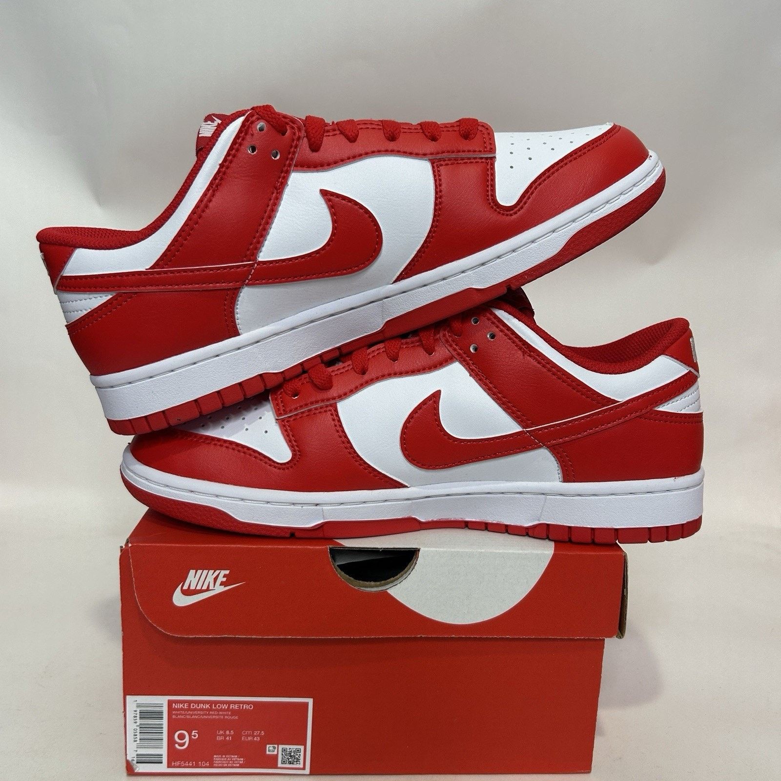 Nike Nike Dunk Low Retro “St. John's” Size US 9.5 / EU 42-43 - 3 Thumbnail