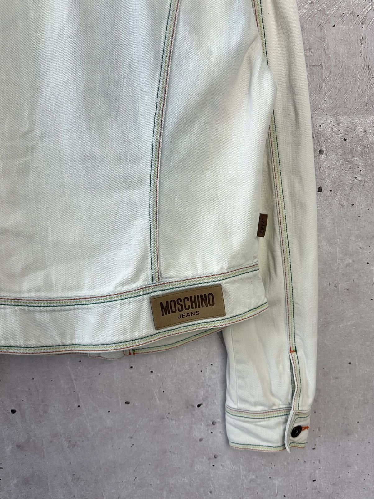 Moschino Vintage Moschino Jeans Blue Denim Blazer Jacket Size M / US 6-8 / IT 42-44 - 8 Thumbnail