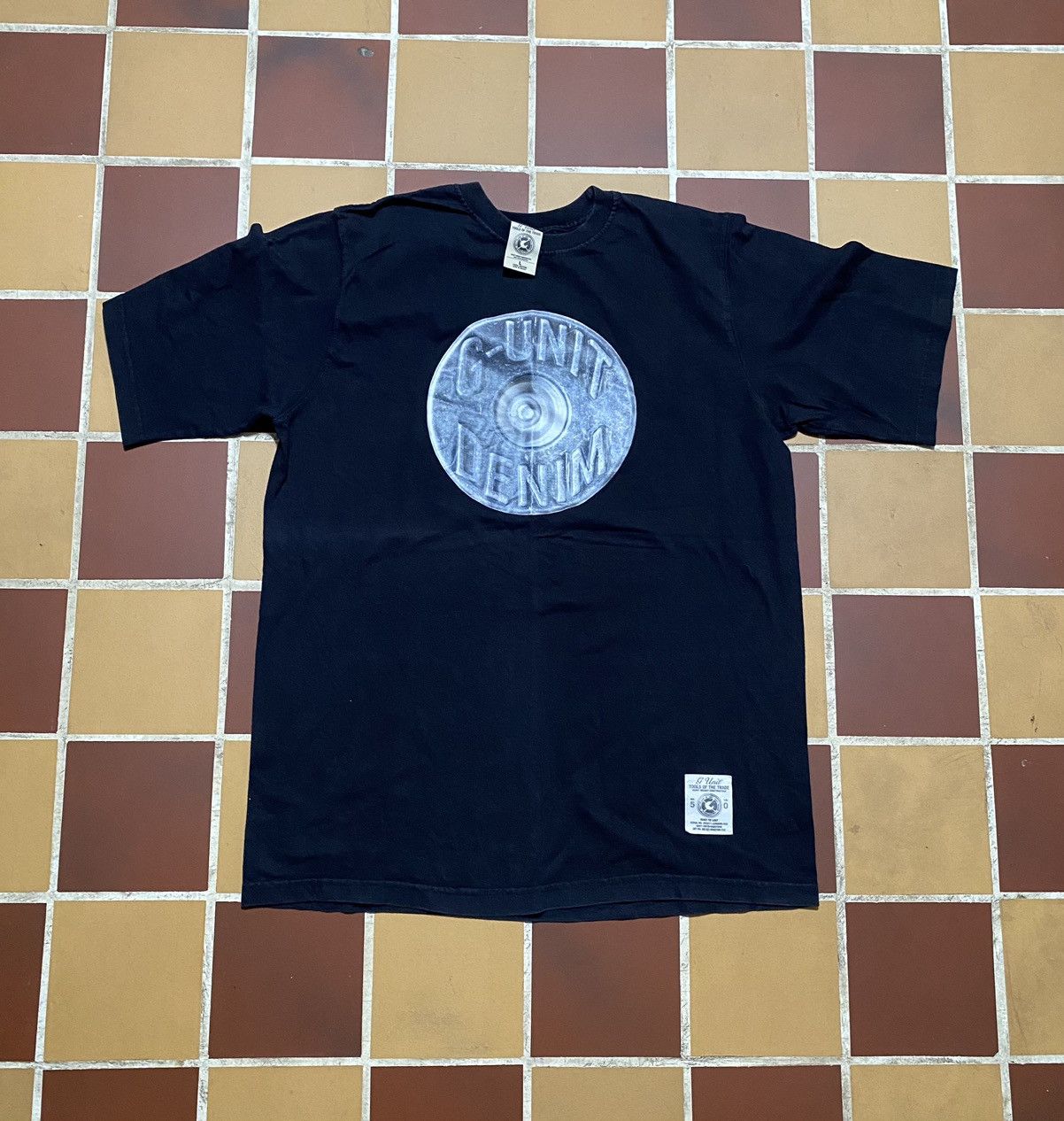 G-Unit Vintage Y2K G-Unit Denim Bullet Shirt 50 Cent oversized Size US L / EU 52-54 / 3 - 1 Thumbnail