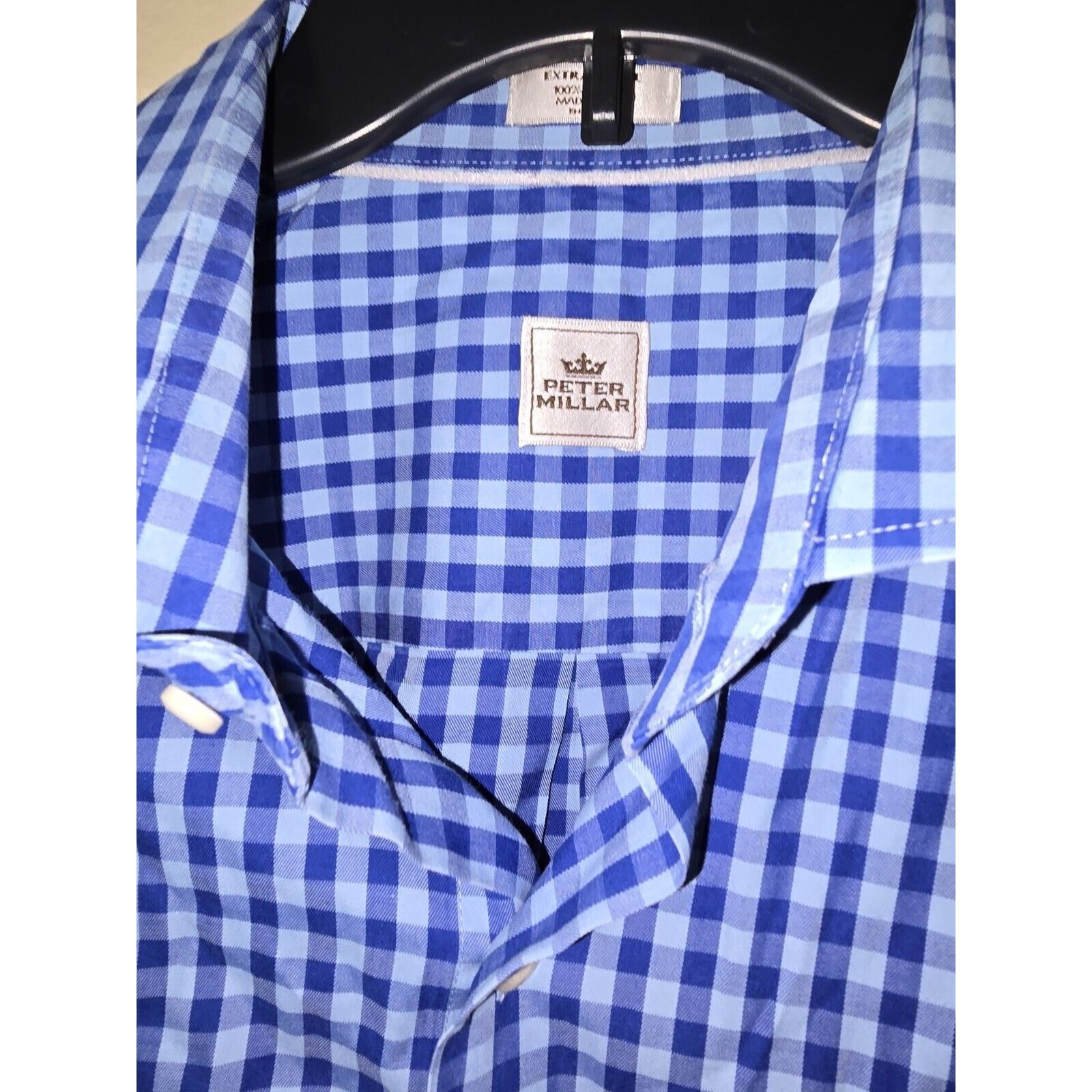Peter Millar Peter Millar Long Sleeve Button Up Shirt Mens Size XL Plaid Size US XL / EU 56 / 4 - 2 Thumbnail