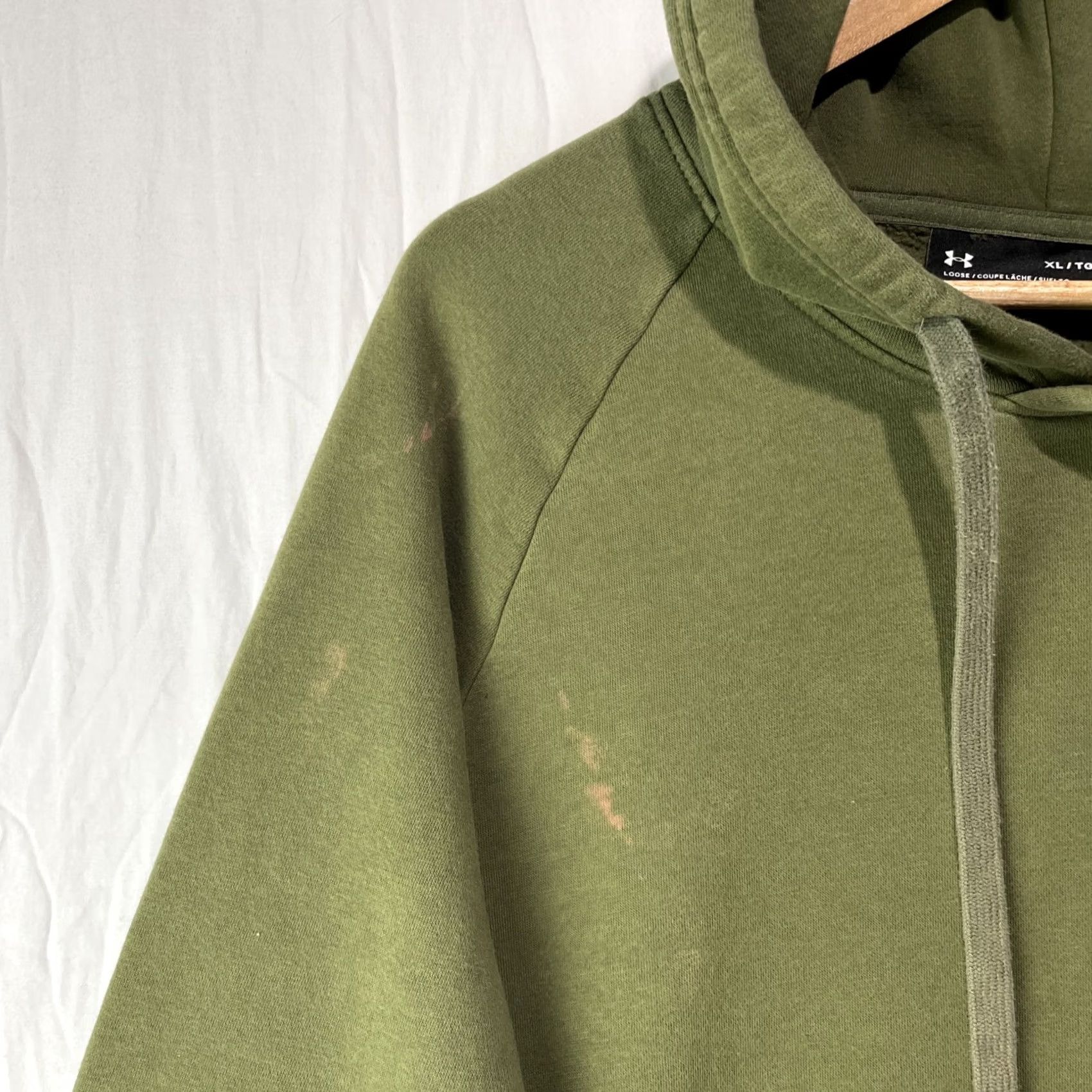 Under Armour Under Armour Hoodie Men XL Green Stealth Bomber Fleece Pullover Sweatshirt Jacket Size US XL / EU 56 / 4 - 6 Thumbnail