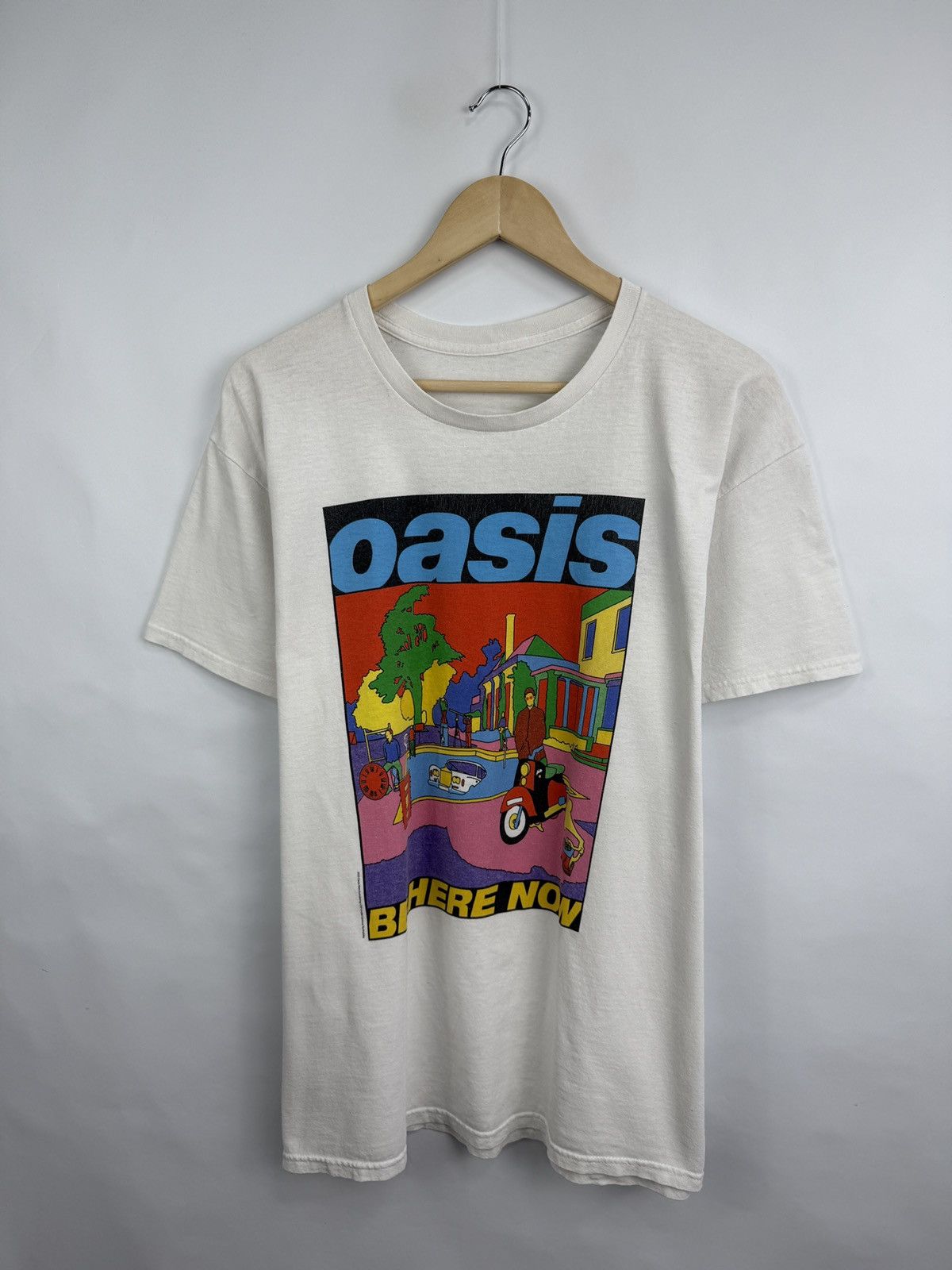 Band Tees 🇬🇧 Vintage Y2K Oasis Be Here Now T-Shirt Retro Reprint 2022 Size US M / EU 48-50 / 2 - 3 Thumbnail