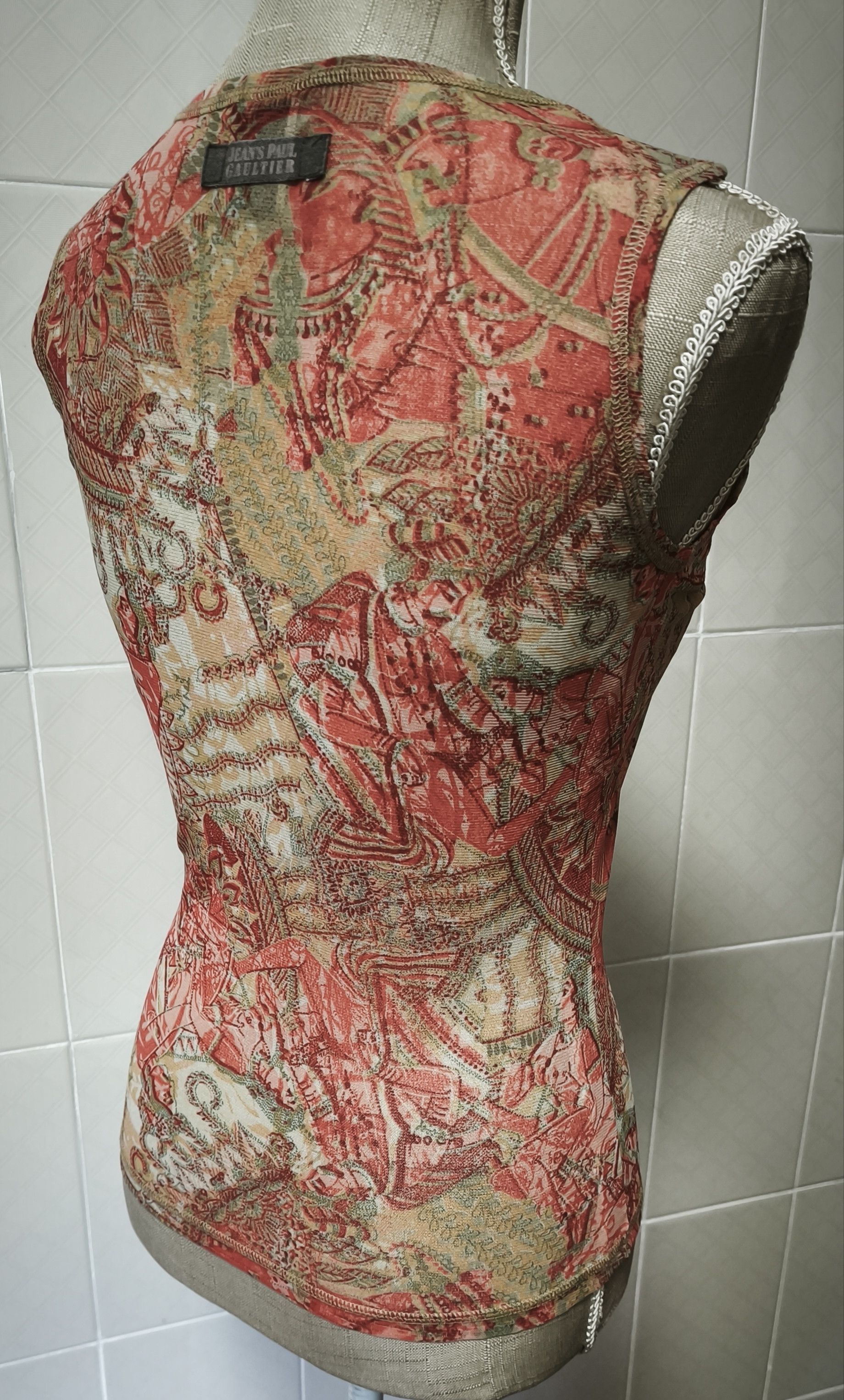 Jean Paul Gaultier 2000's - Kamasutra print tank top Size S / US 4 / IT 40 - 13 Thumbnail