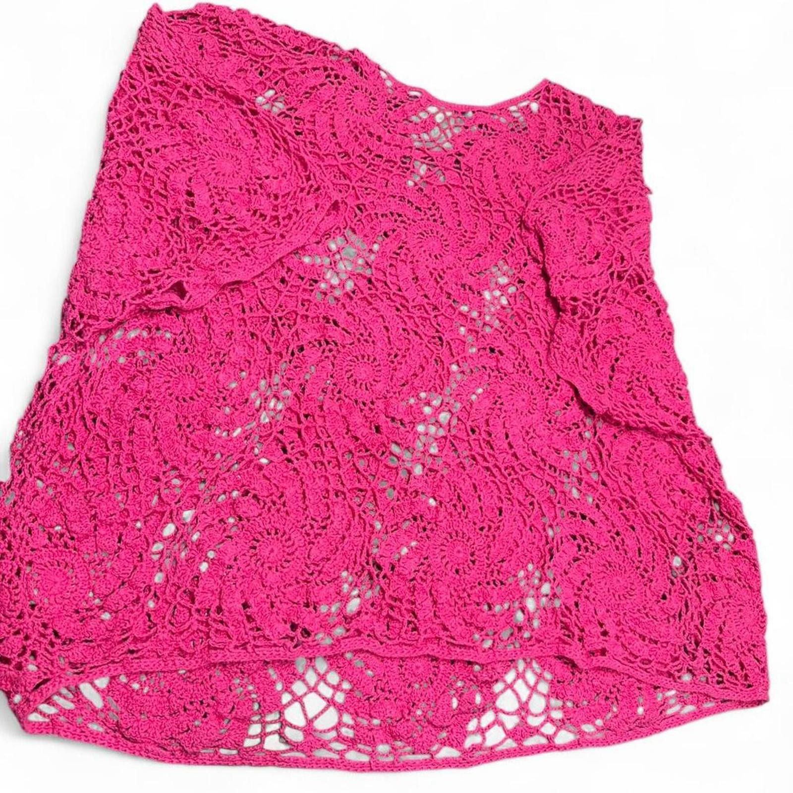 Other Hot pink crochet top #crochet Size M / US 6-8 / IT 42-44 - 3 Thumbnail