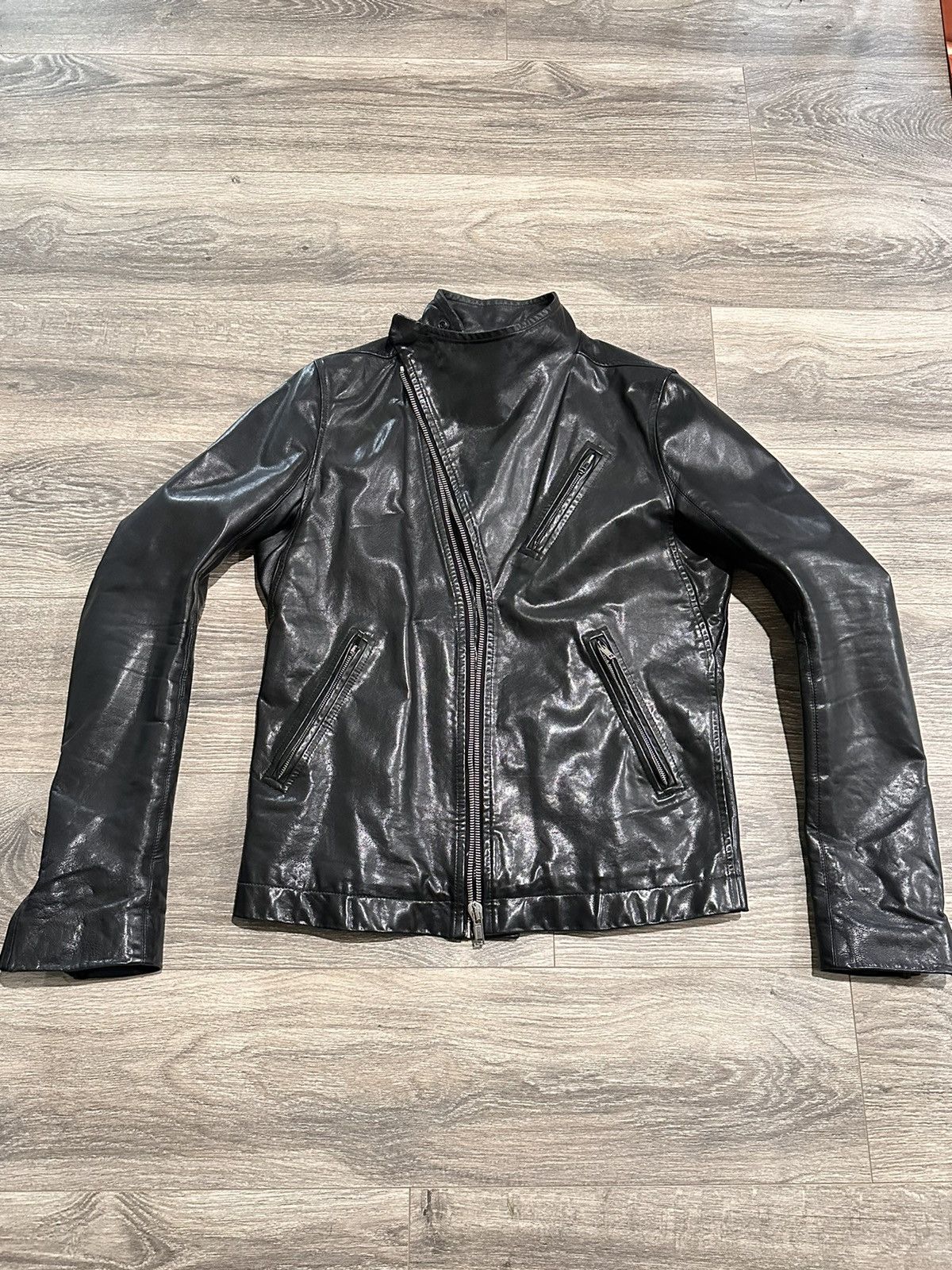 ジャケット・アウター 2011AW Rick Owens New Safari Biker JKT Rick Owens リックオウエンス 11AW NEW SAFARI JACKET レザー