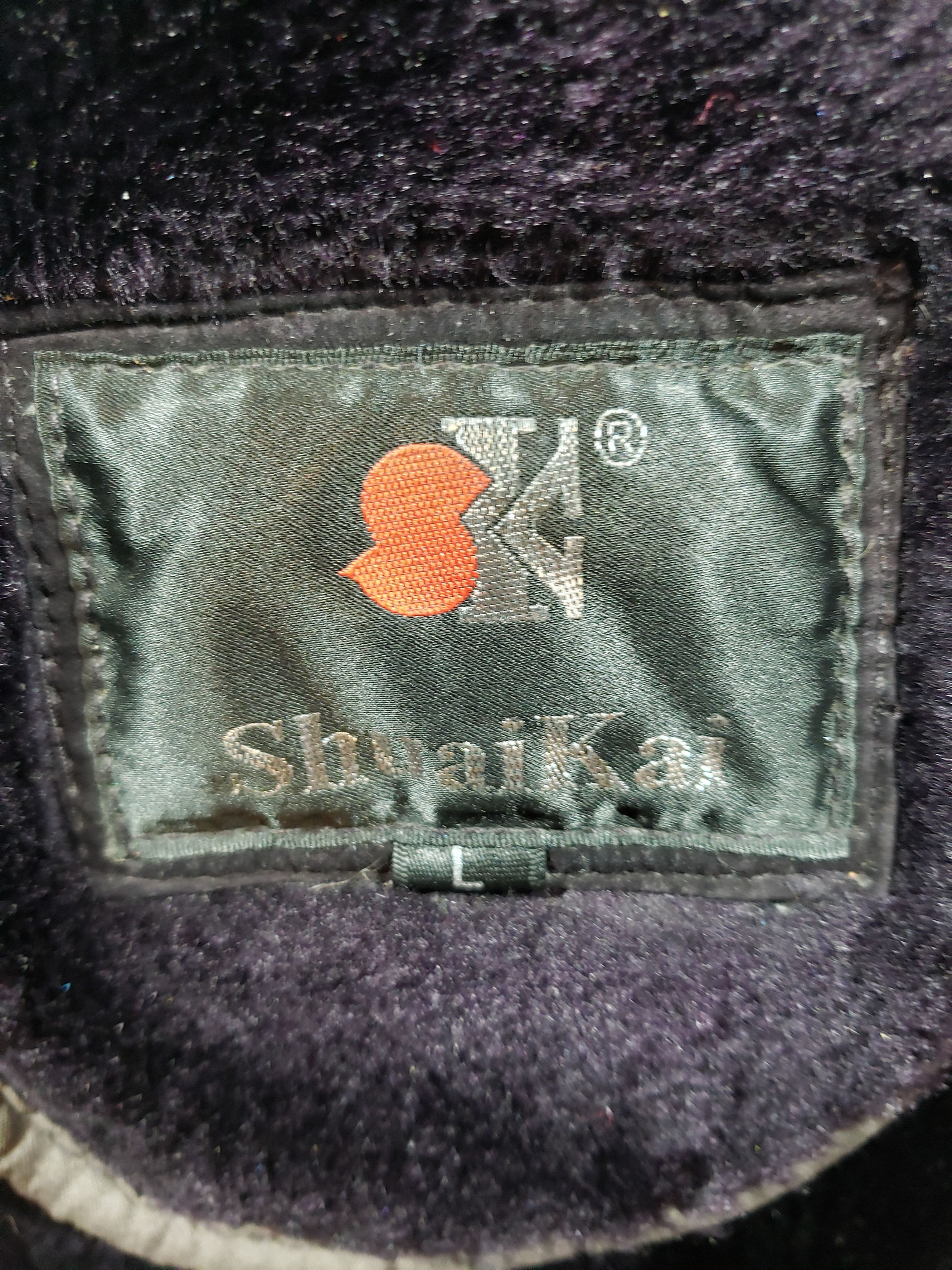 Other Stylish purple sheepskin coat with a hood. Size L / US 10 / IT 46 - 10 Thumbnail