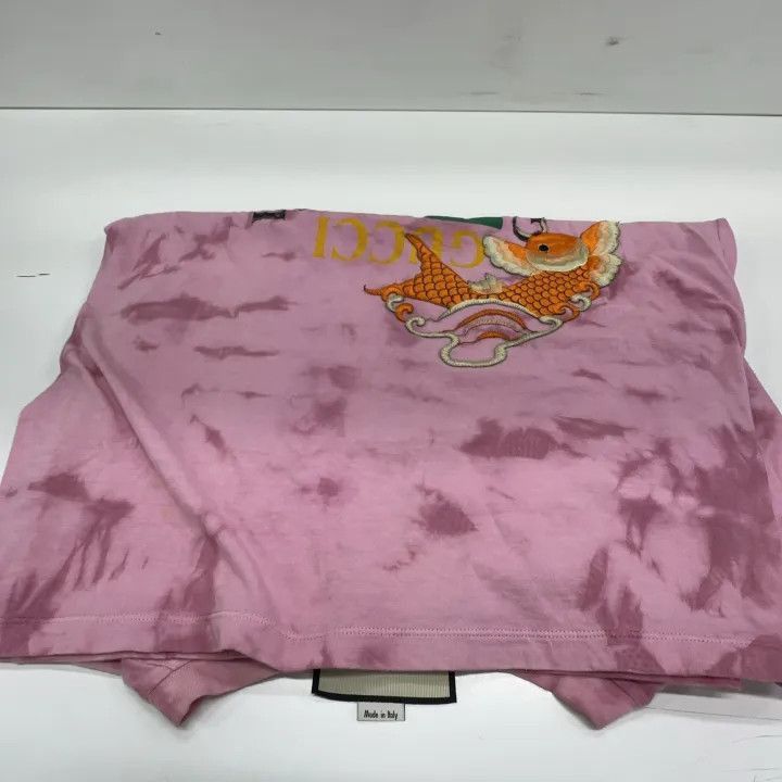 Gucci Gucci Gucci Embroidered Print Round Neck T-Shirt -2506 Size US XS / EU 42 / 0 - 8 Thumbnail