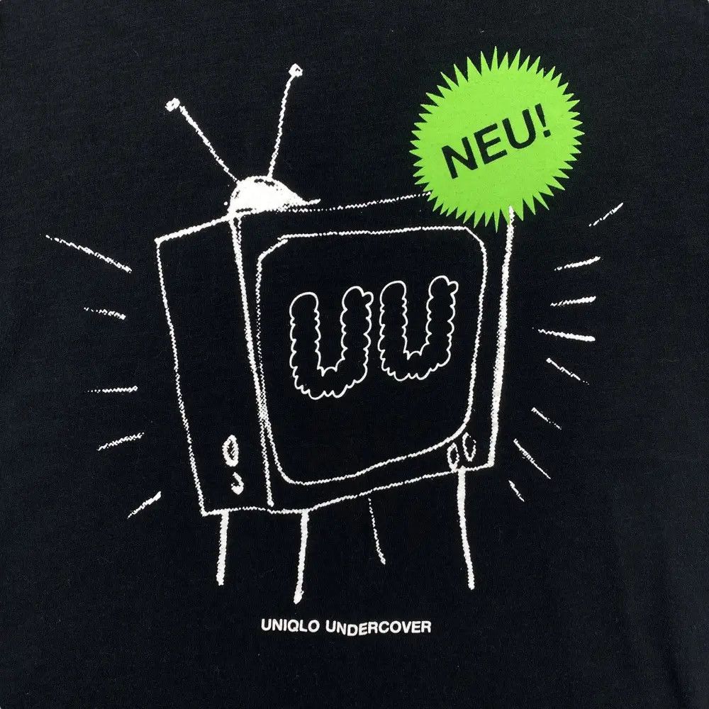 Japanese Brand UNIQLO UNDERCOVER NEU! Television Graphic Tee Shirt Medium Size US M / EU 48-50 / 2 - 2 Thumbnail