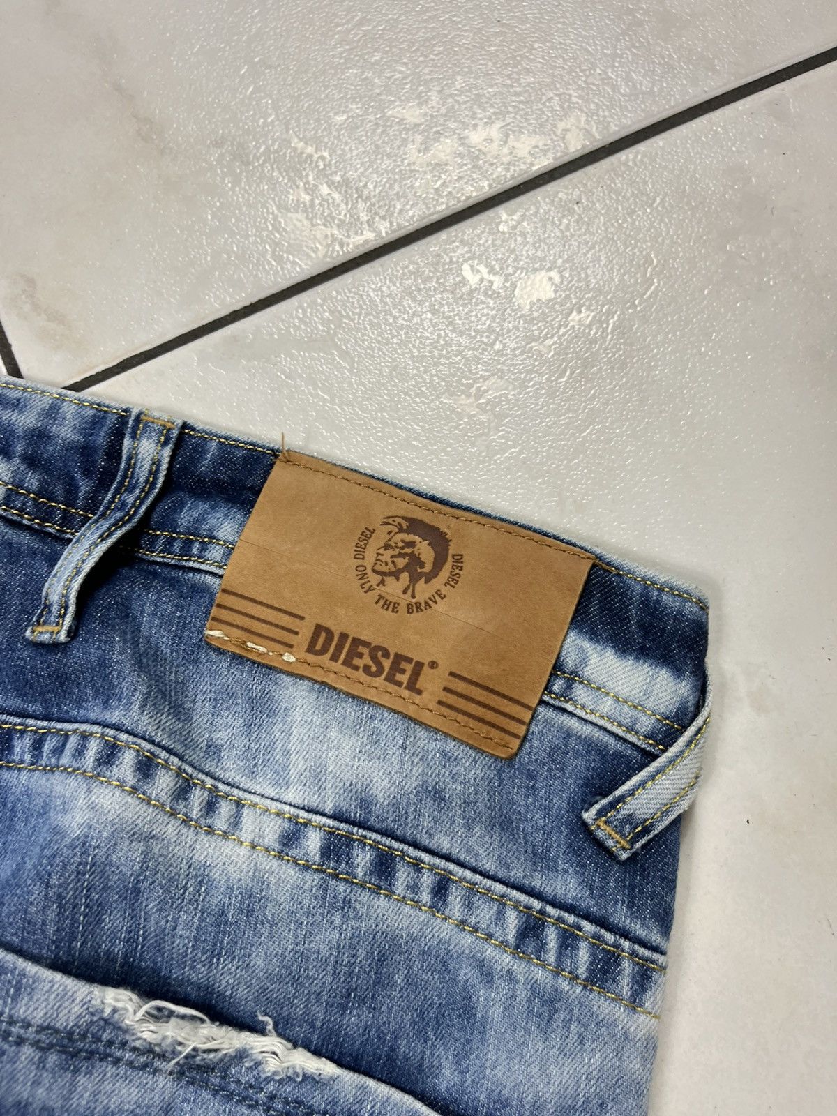 Diesel × Vintage Vintage Diesel safado distressed denim y2k washed jeans pant Size US 34 / EU 50 - 17 Thumbnail