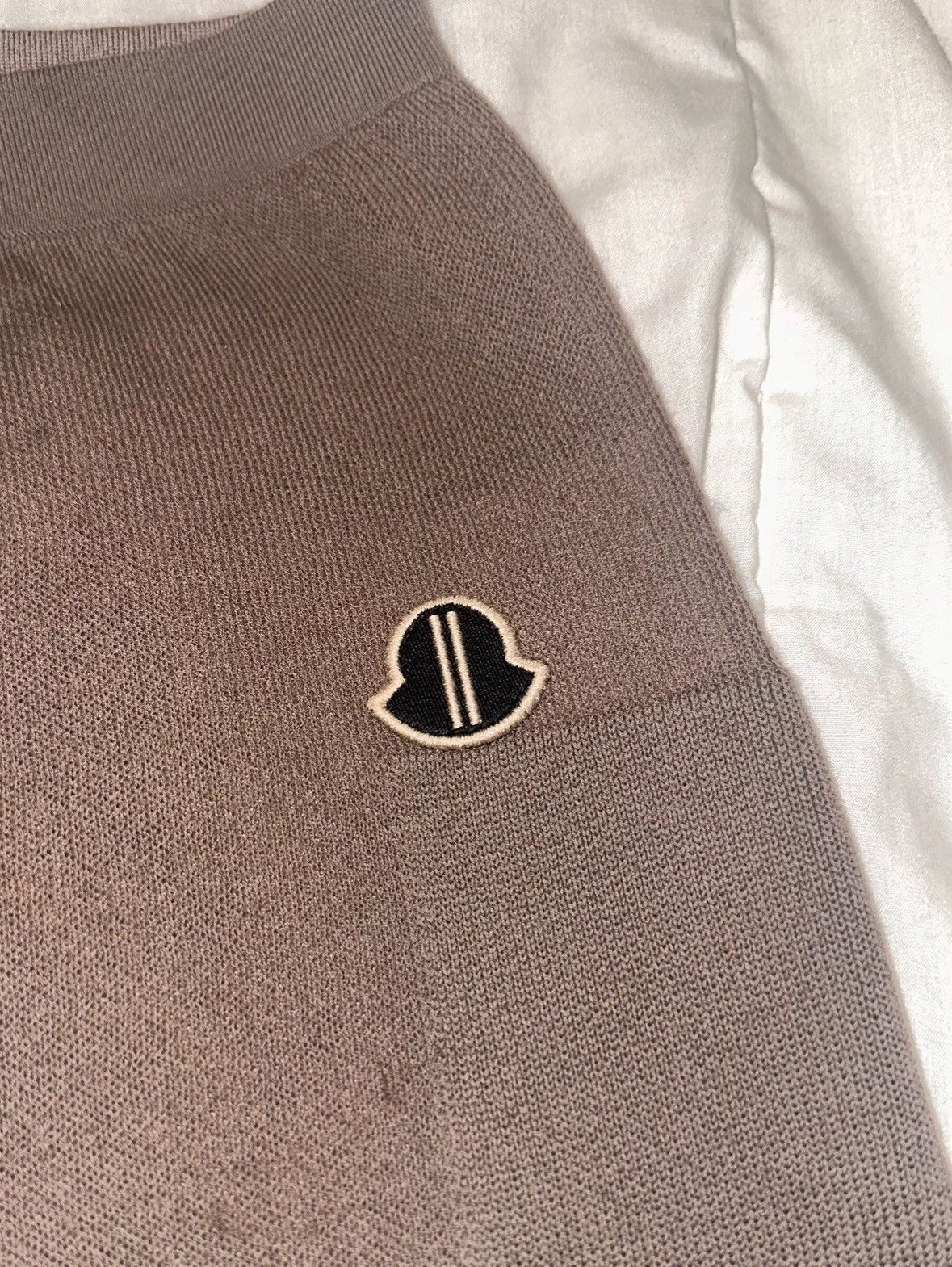 Moncler × Rick Owens Rick Owens Taupe Moncler Edition Cashmere Sisy Shorts Size US 30 / EU 46 - 4 Thumbnail