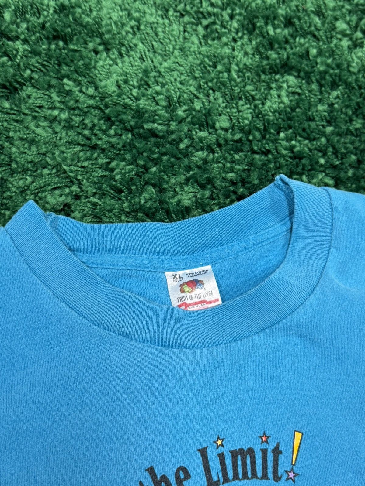 Fruit Of The Loom × Vintage Vintage 90s Space Cat Flying Saucer Alien Tee XL Size US XL / EU 56 / 4 - 4 Thumbnail