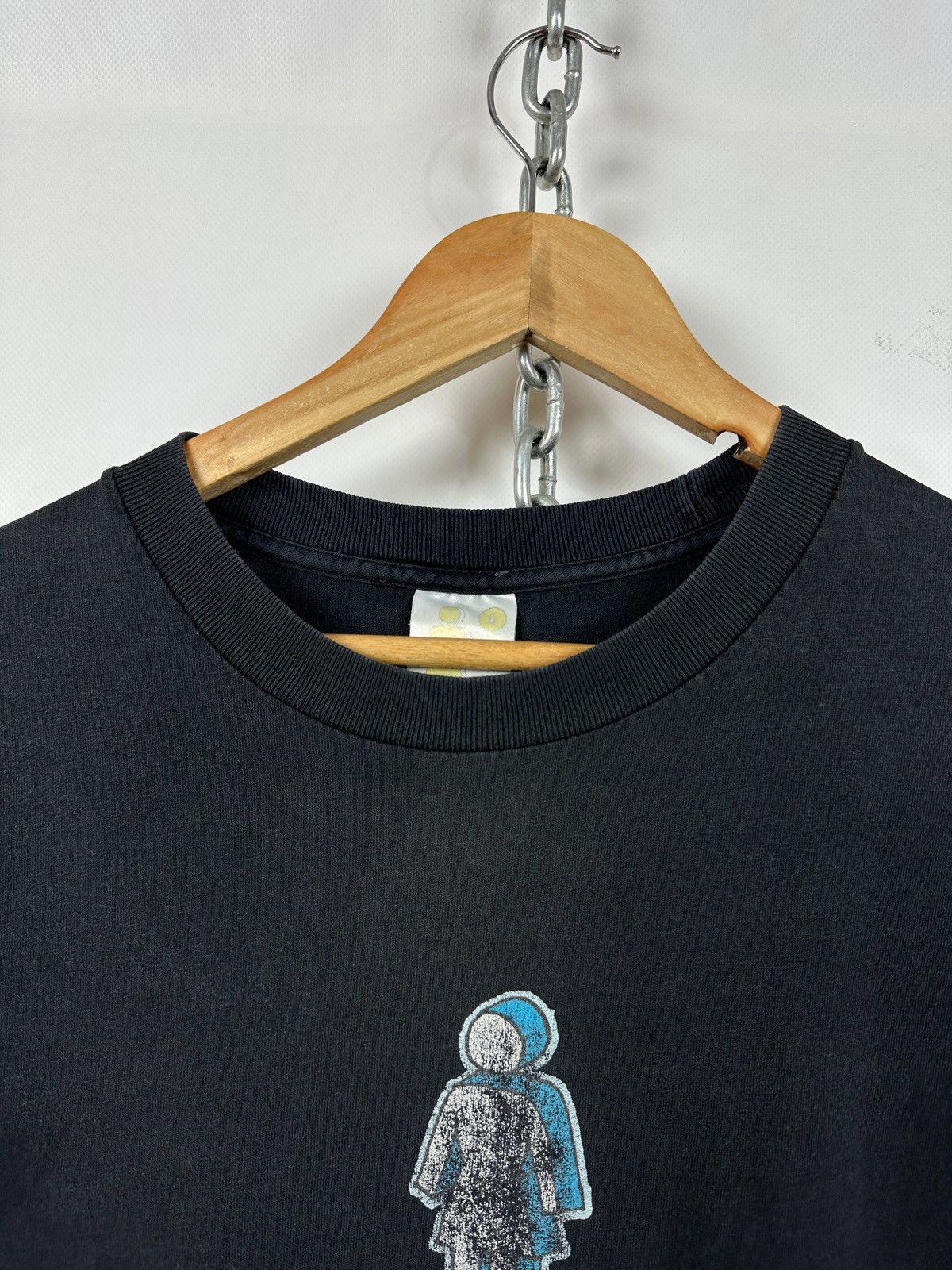 Girl Skateboards Vintage Girl Skateboard Faded Black T-Shirt Size US L / EU 52-54 / 3 - 7 Thumbnail