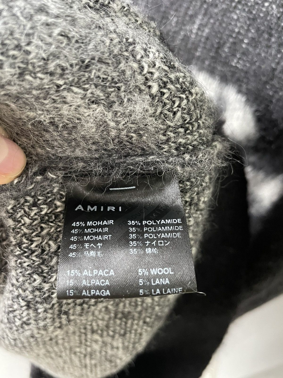 Amiri Amiri Preemo Mohair Sweater Size US L / EU 52-54 / 3 - 8 Thumbnail
