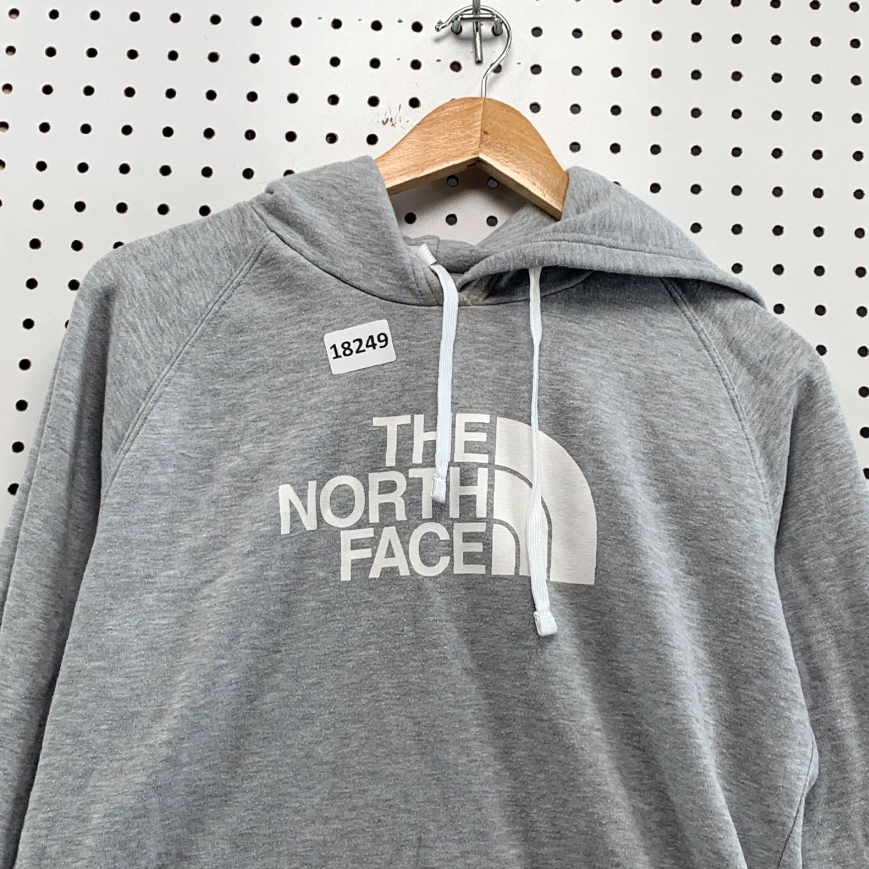 The North Face The North Face Hoodie Sweatshirt Womens Gray Large Hooded Pullover Size L / US 10 / IT 46 - 2 Thumbnail