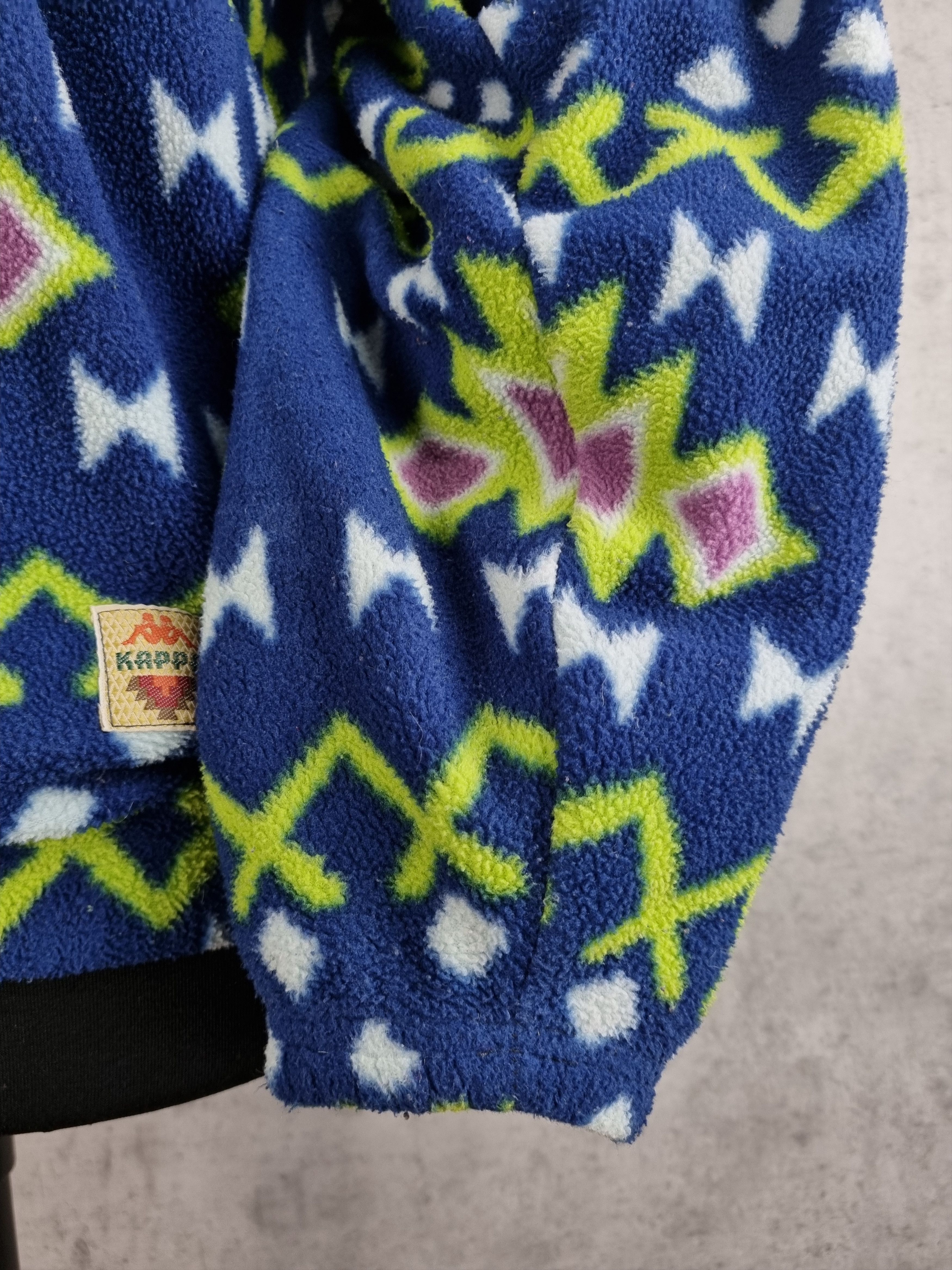 Kappa × Vintage 80s Rare Navajo Design Kappa Fleece Pullover Size US L / EU 52-54 / 3 - 18 Thumbnail