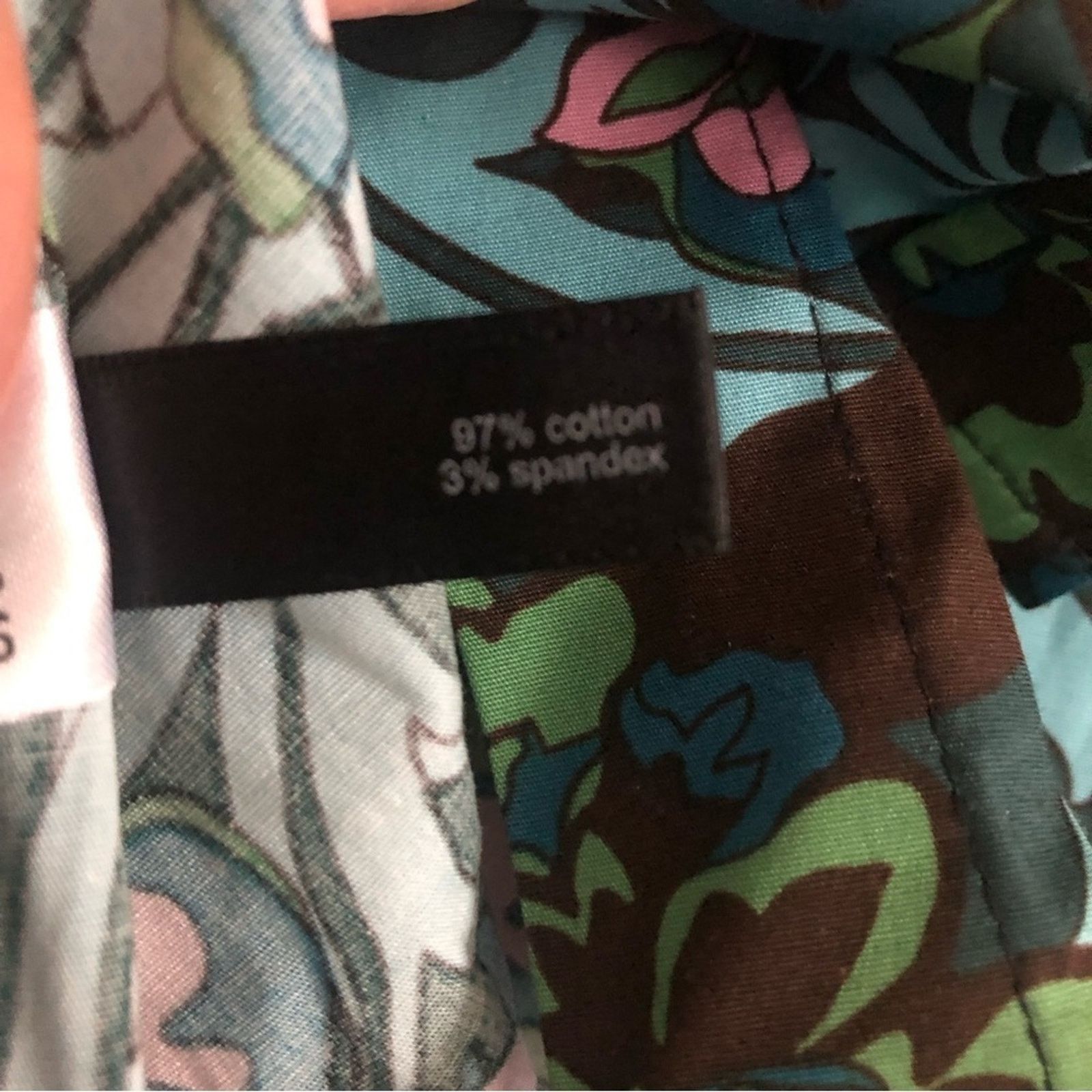 Other The Limited Floral Blue Green Pink Tropical Blouse Shirt Top Size XS / US 0-2 / IT 36-38 - 6 Thumbnail
