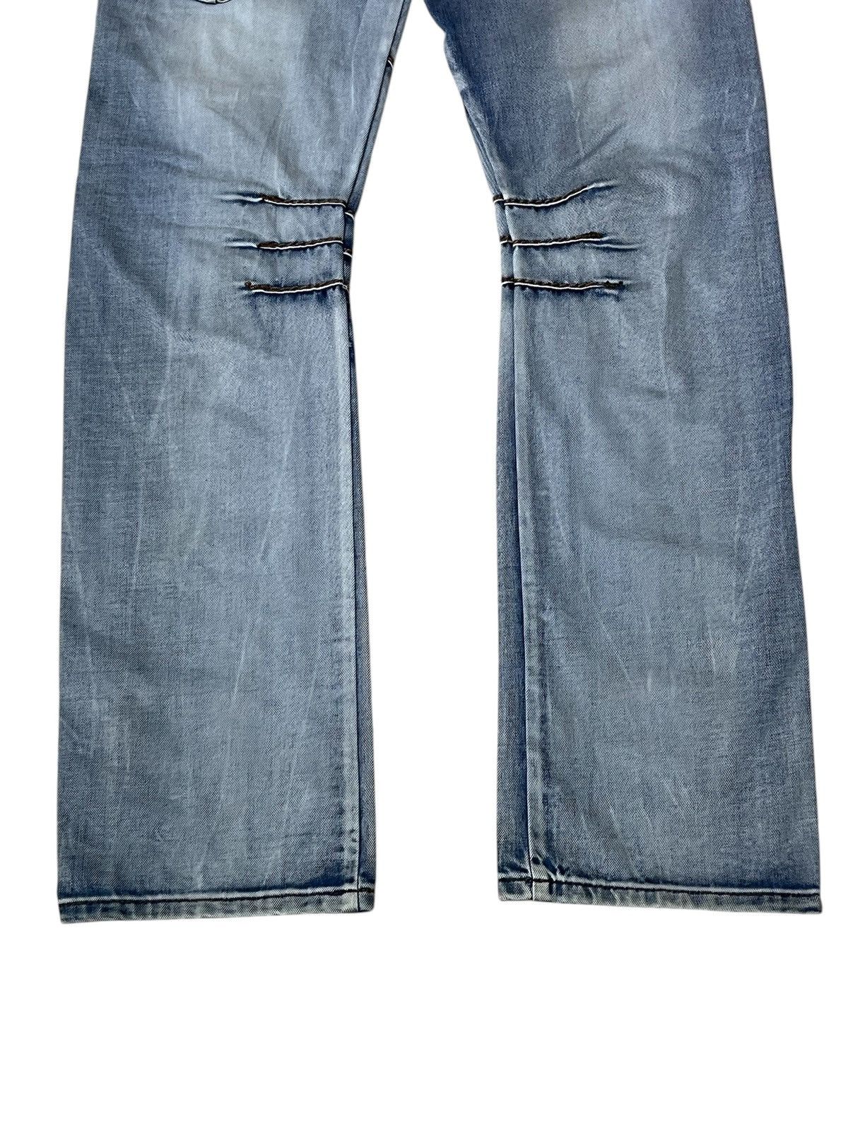 Japanese Brand SICK🔥JAPANESE BRAND FORZA DISTRESSED STYLE JEANS Size US 35 - 8 Thumbnail