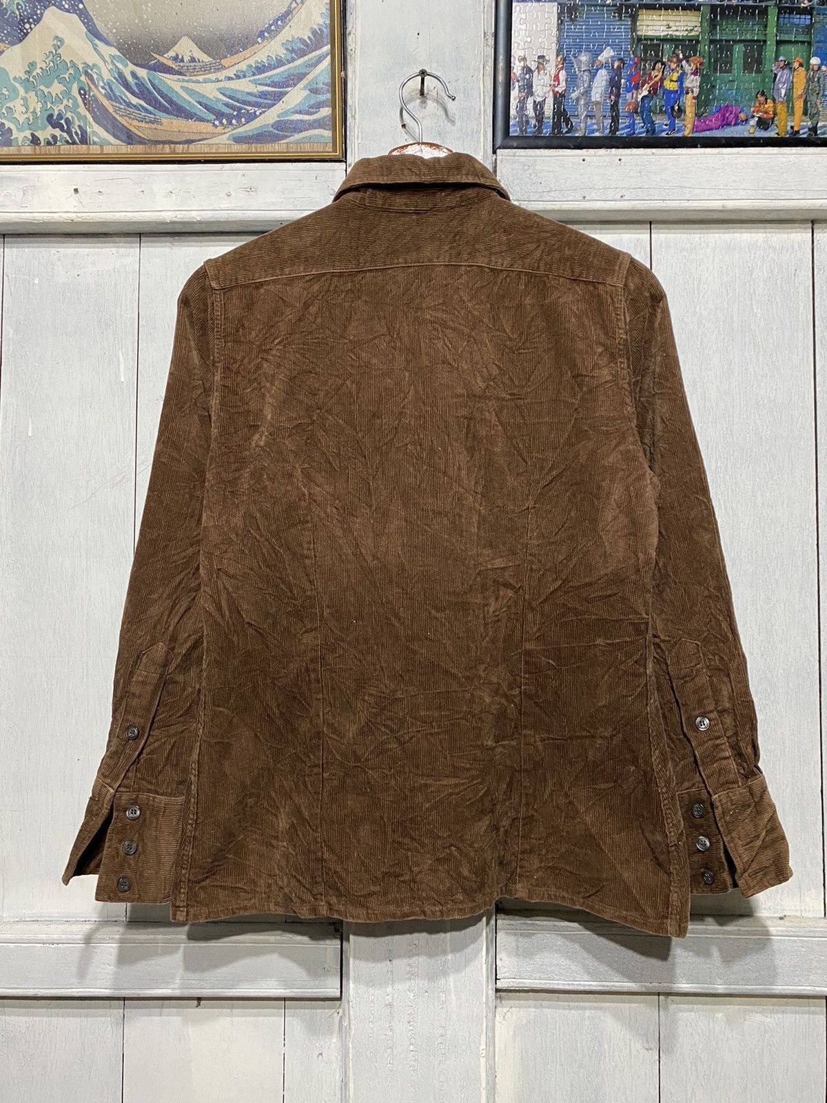 Japanese Brand × United Arrows × Vintage United Arrows Coduroy Shirt Size S / US 4 / IT 40 - 2 Thumbnail