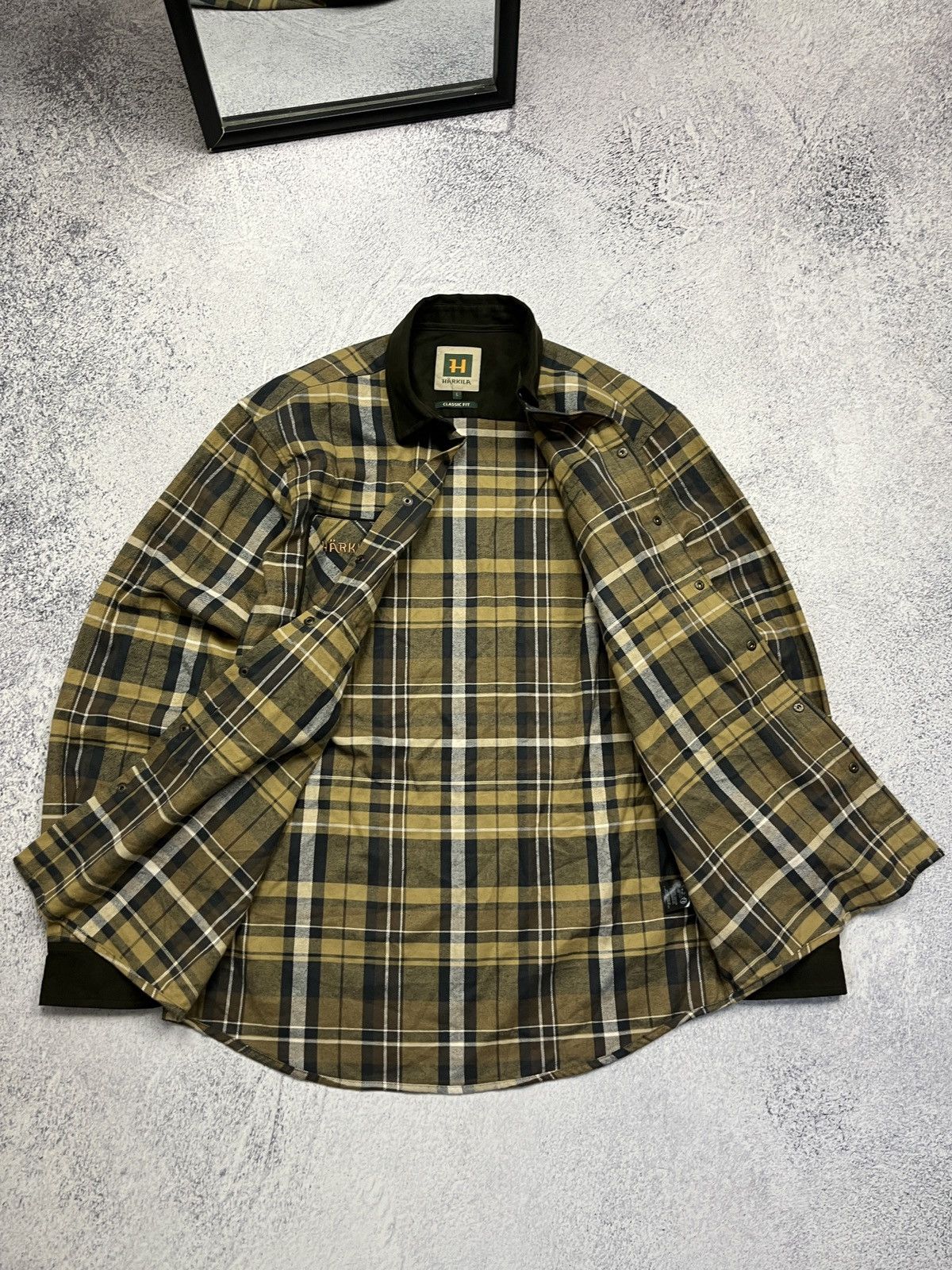 Hunter Harkila Pajala Shirt Jacket Hunting Outdoor Men’s Size L Size US L / EU 52-54 / 3 - 8 Thumbnail