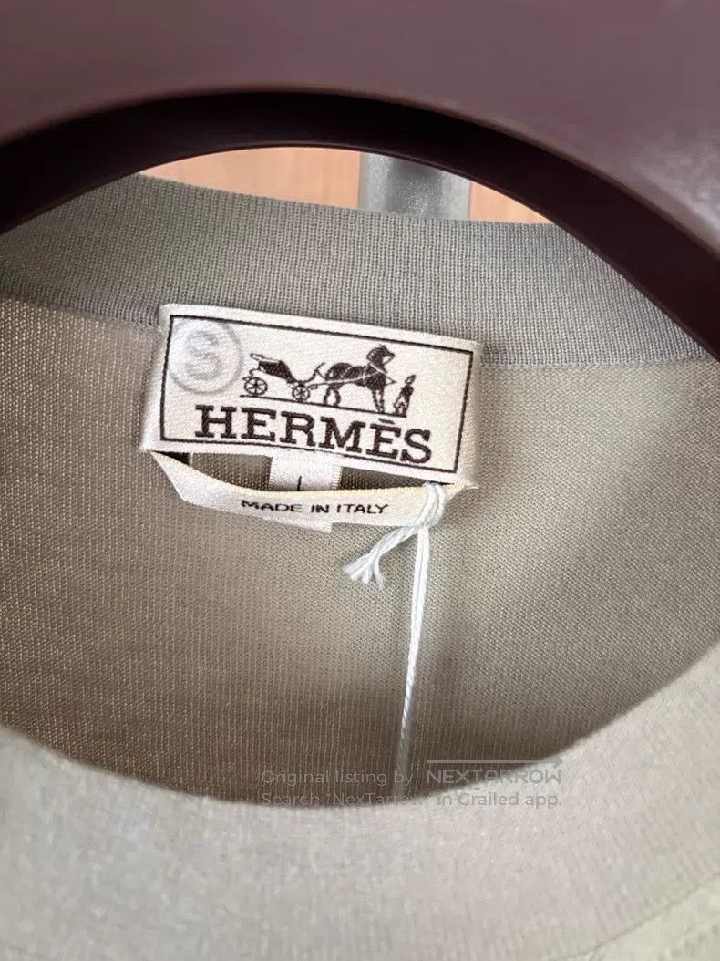 Hermes Hermes Pig Nose Knit Short Sleeve T-Shirt Size US L / EU 52-54 / 3 - 4 Thumbnail
