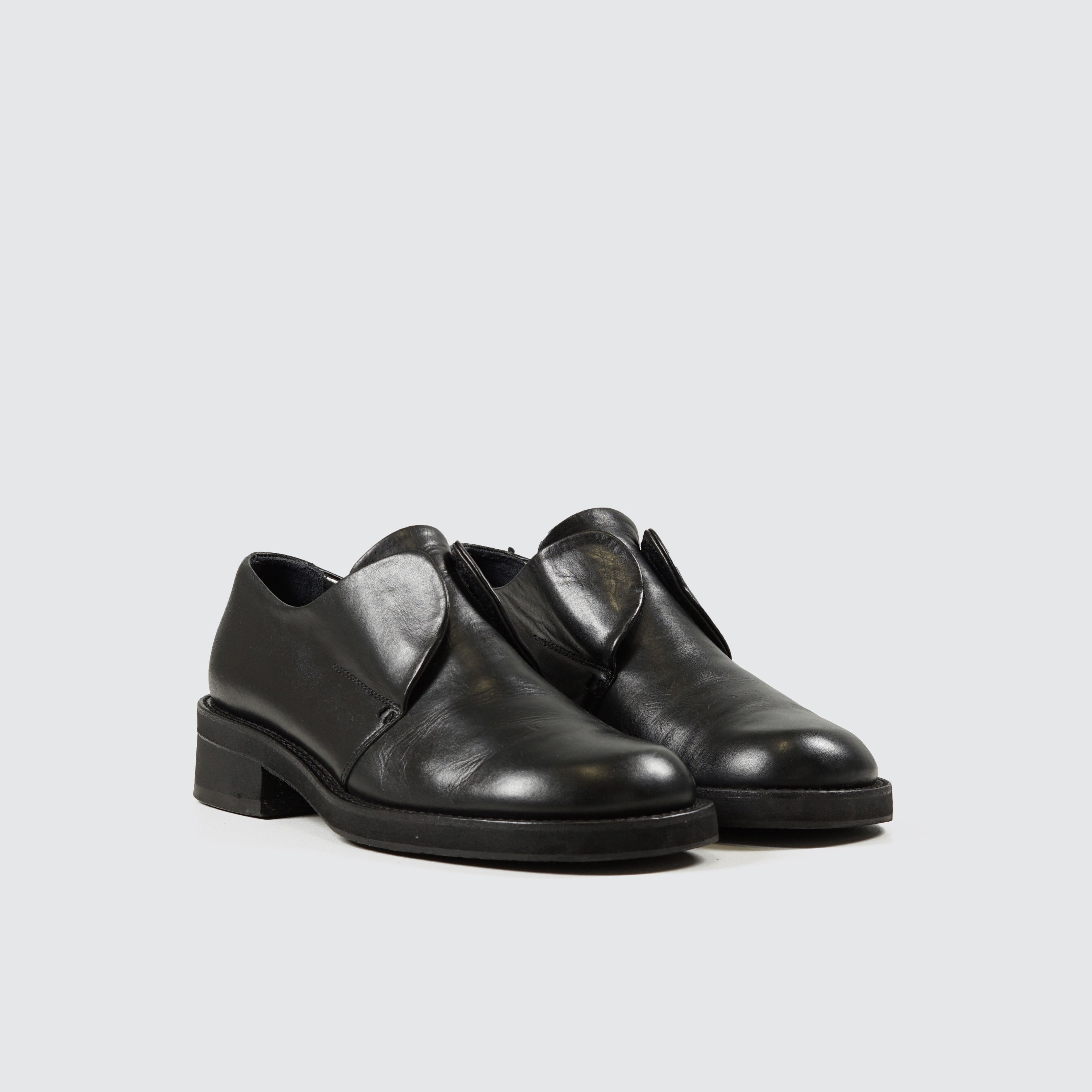 Kansai Yamamoto Kansai Yamamoto vintage fold-over leather shoes Size US 6.5 / EU 39-40 - 3 Thumbnail