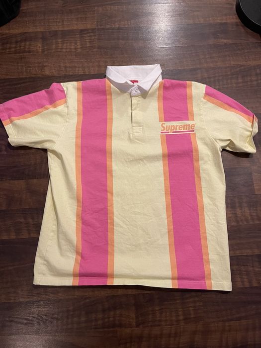 アウトレットクーポン Supreme Stripe S/S Rugby | lasgranadasoaxaca.com