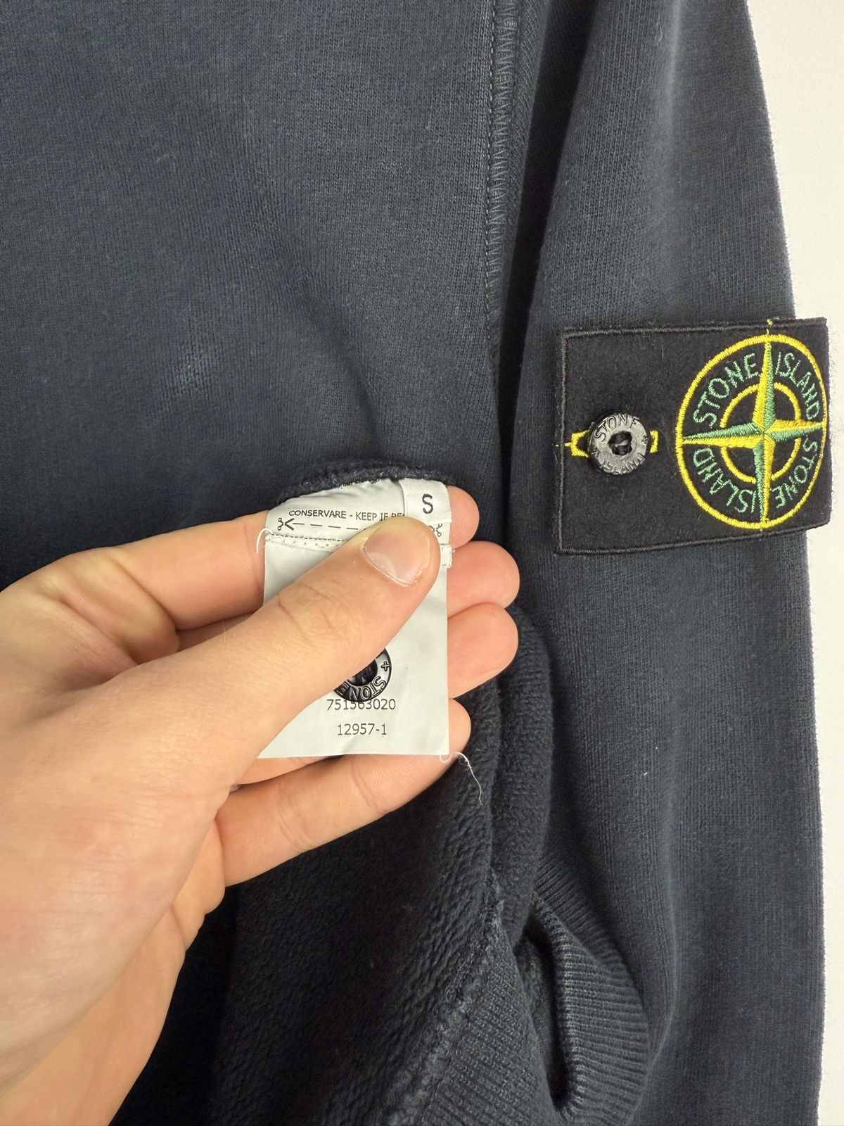 Stone Island Blue Stone Island sweatshirt Size US S / EU 44-46 / 1 - 7 Thumbnail